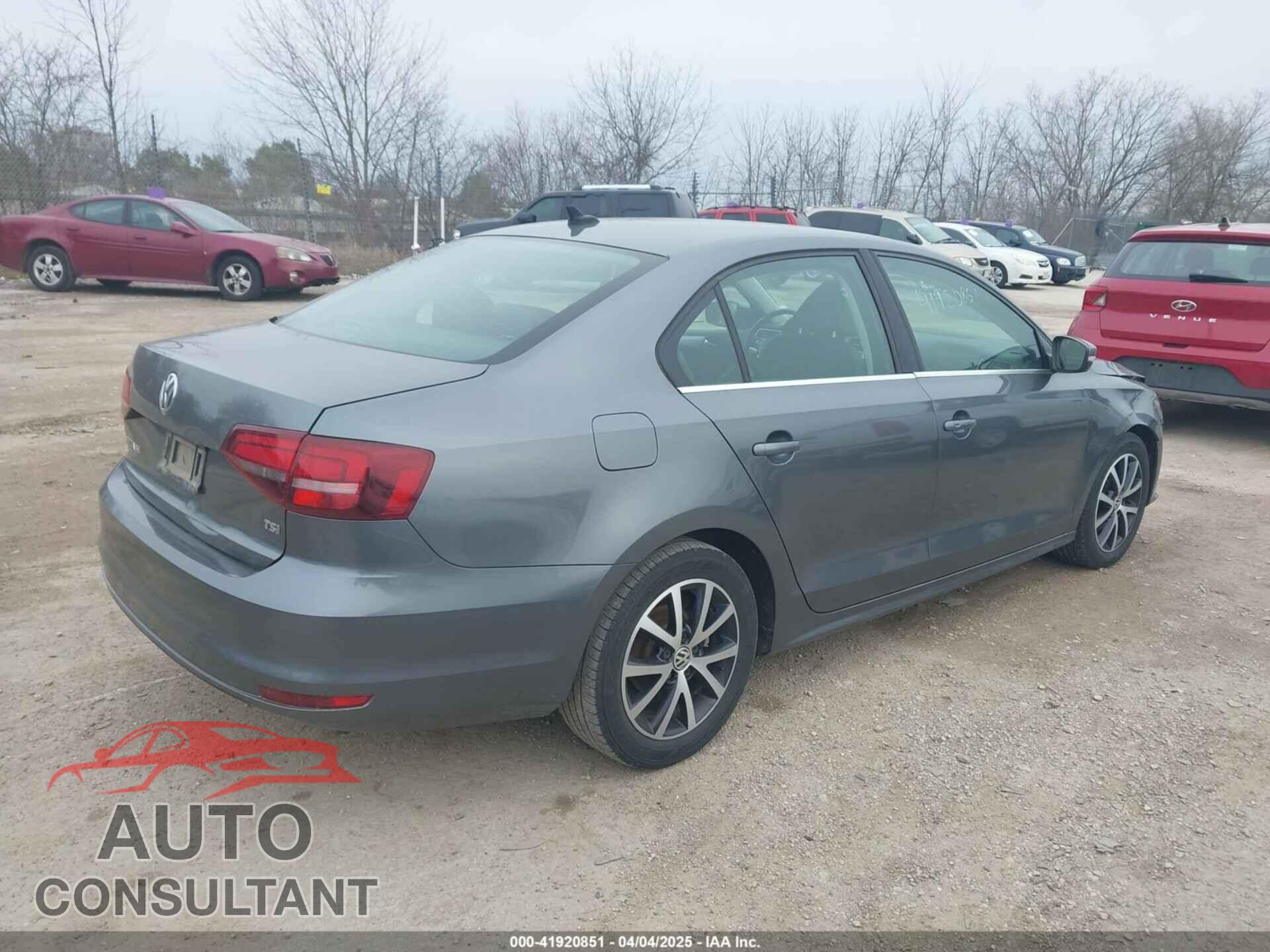 VOLKSWAGEN JETTA 2017 - 3VWDB7AJ8HM262964
