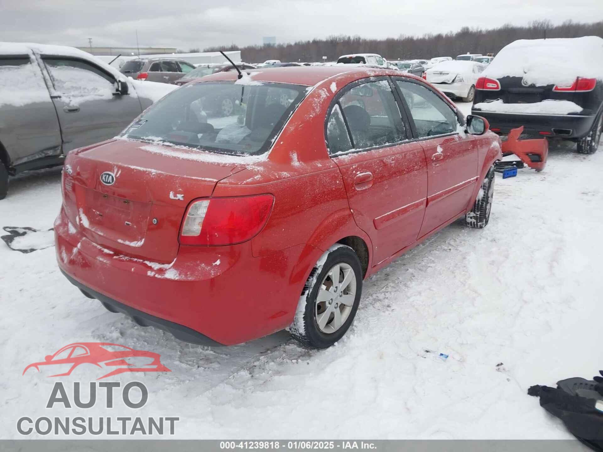 KIA RIO 2010 - KNADH4A34A6673802