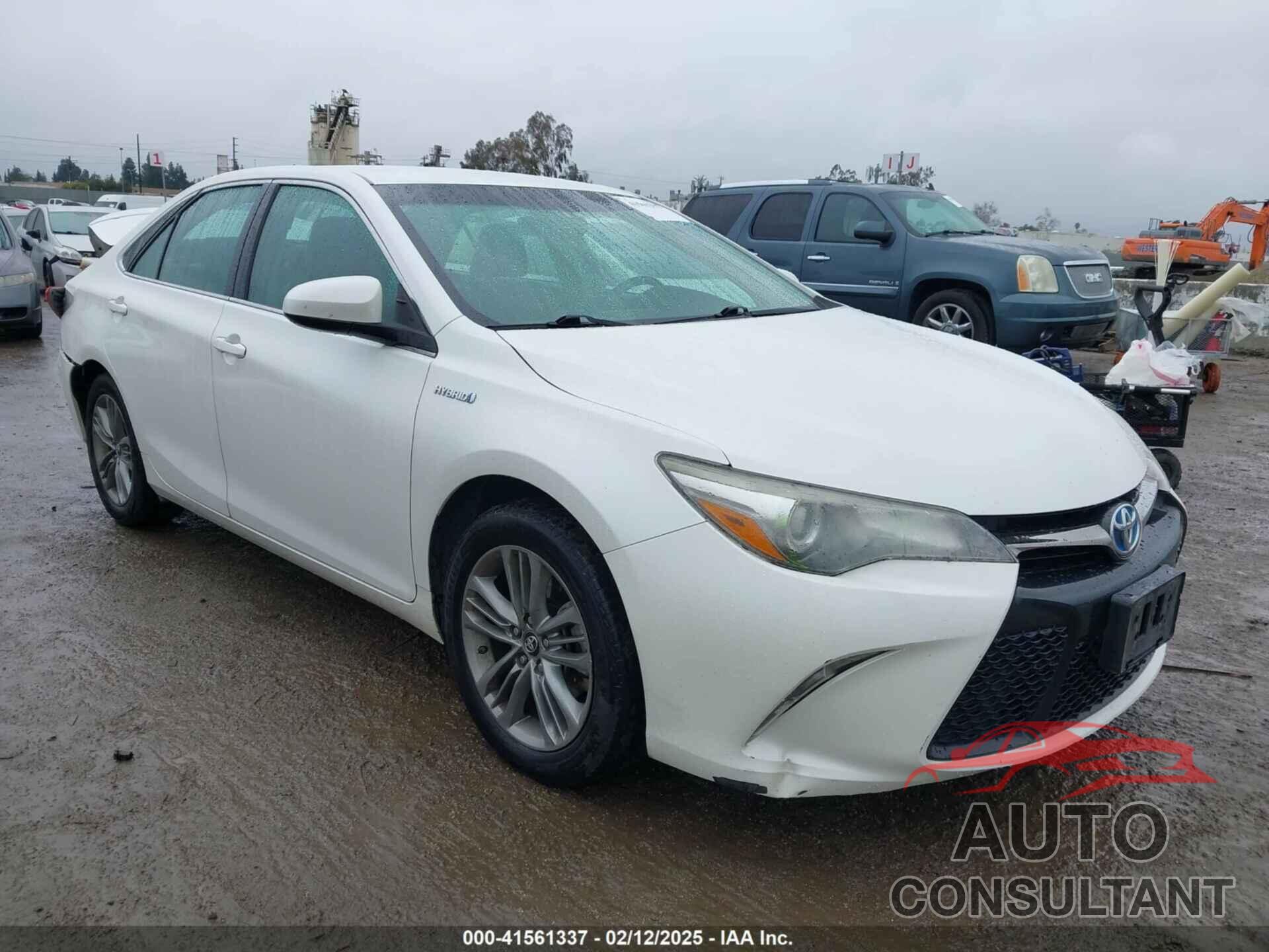 TOYOTA CAMRY HYBRID 2017 - 4T1BD1FK0HU207435