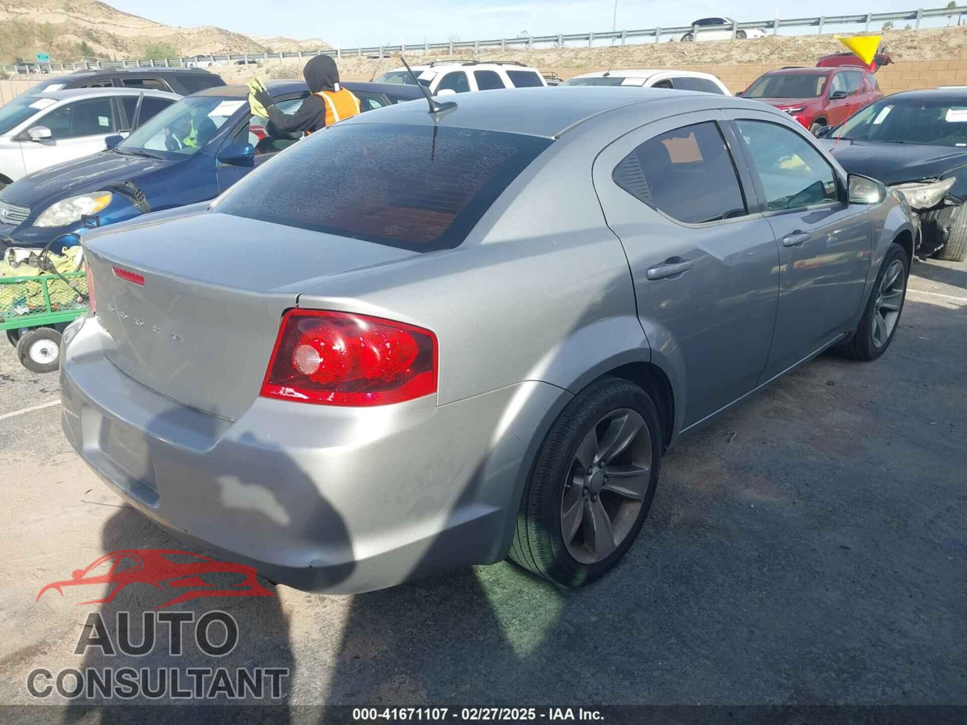 DODGE AVENGER 2013 - 1C3CDZAB6DN679811