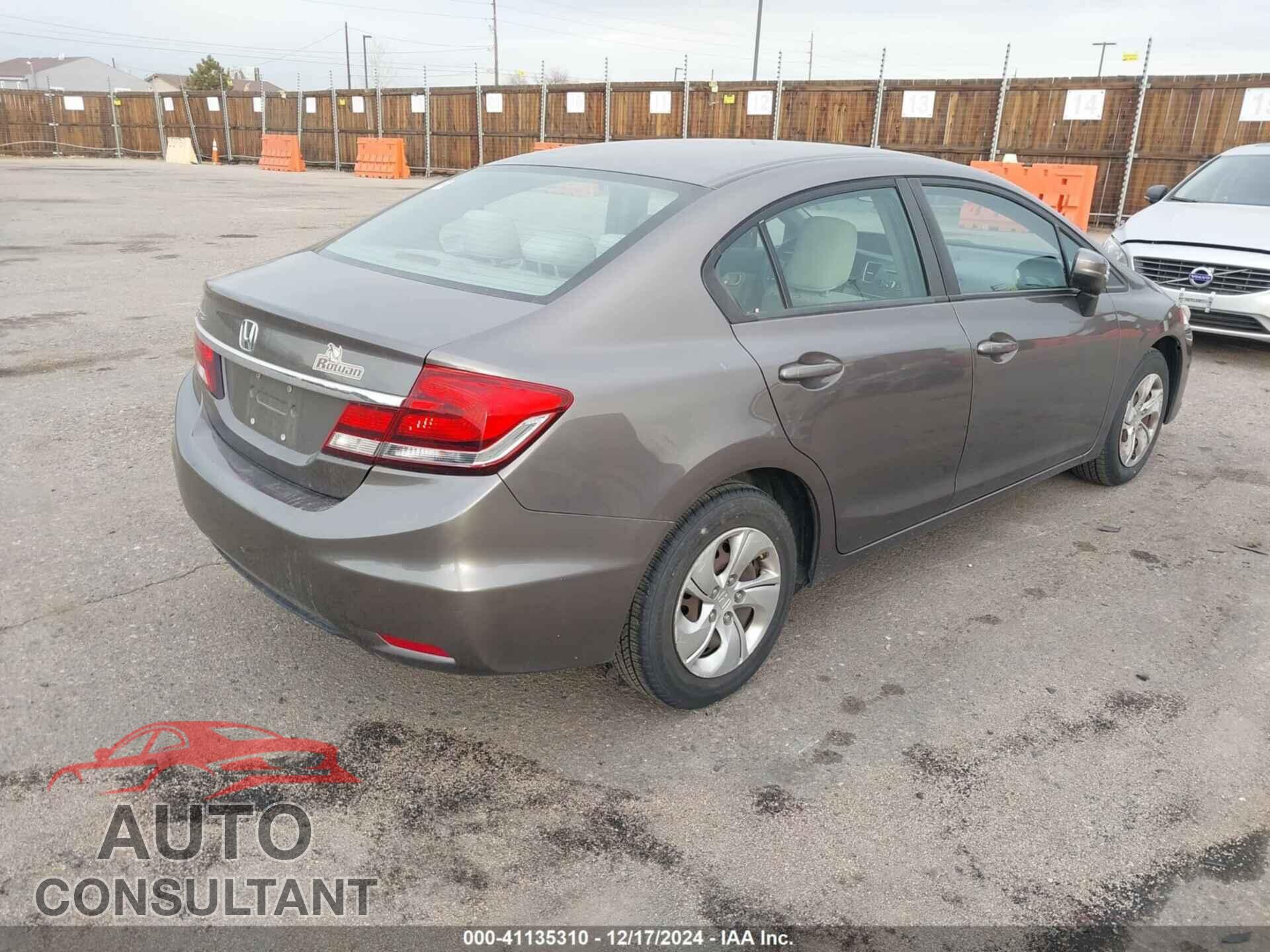 HONDA CIVIC 2014 - 19XFB2F58EE058732