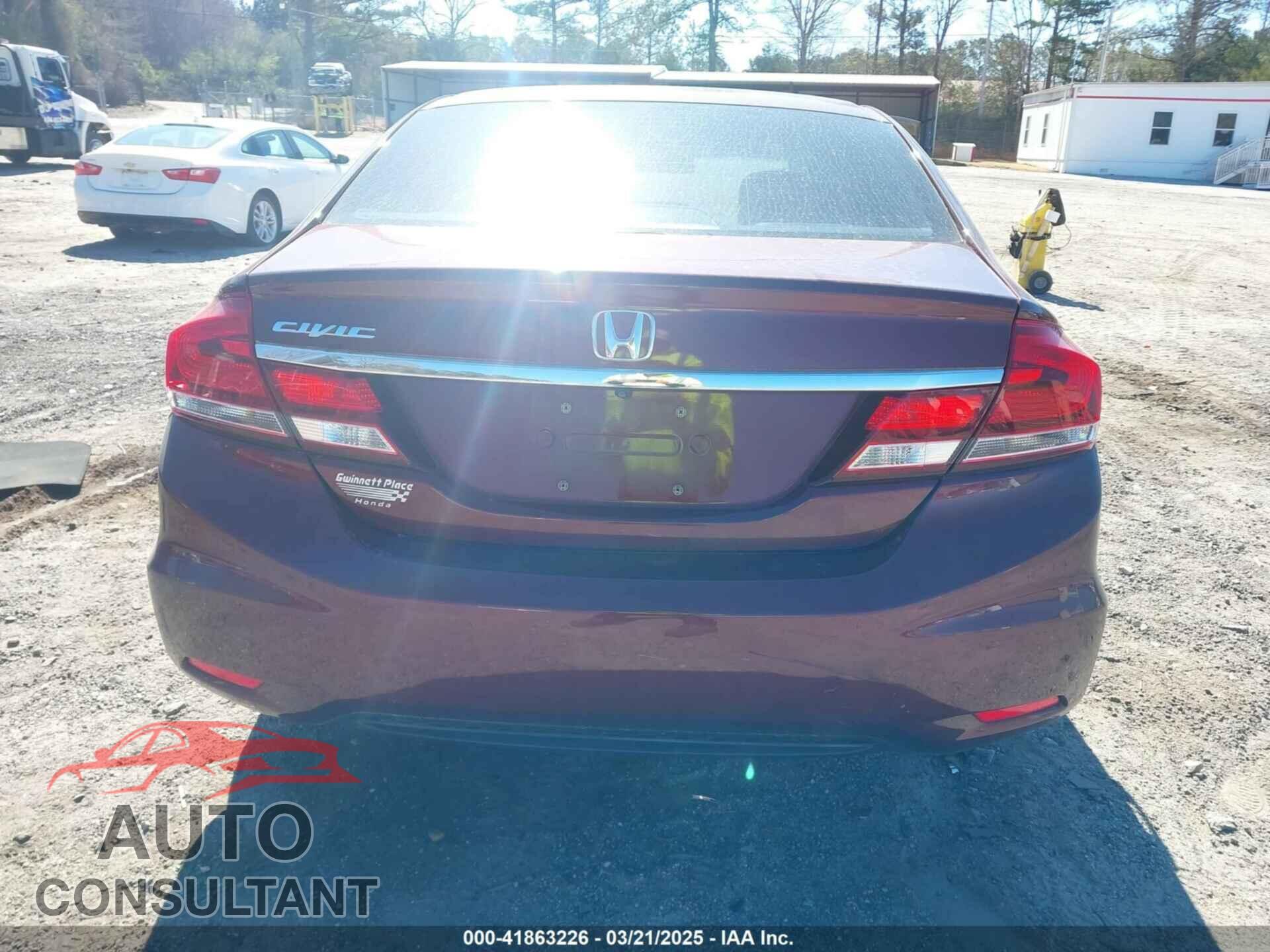 HONDA CIVIC 2013 - 19XFB2F57DE096791