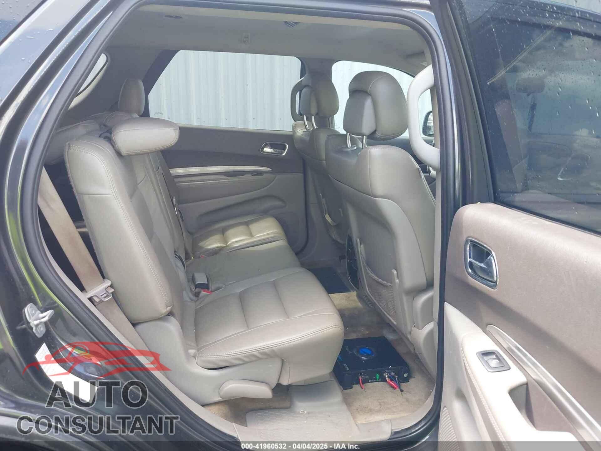 DODGE DURANGO 2011 - 1D4RD2GG2BC741605