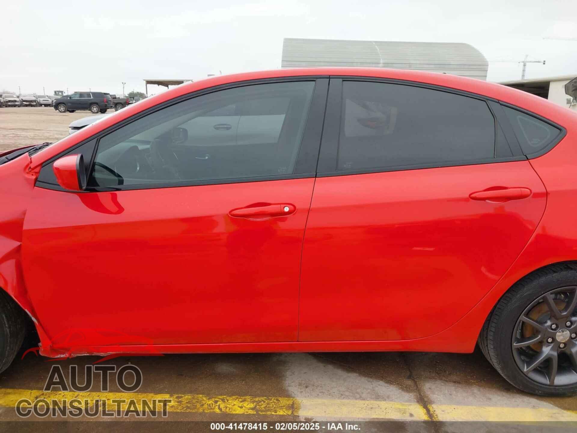 DODGE DART 2016 - 1C3CDFAA2GD682365