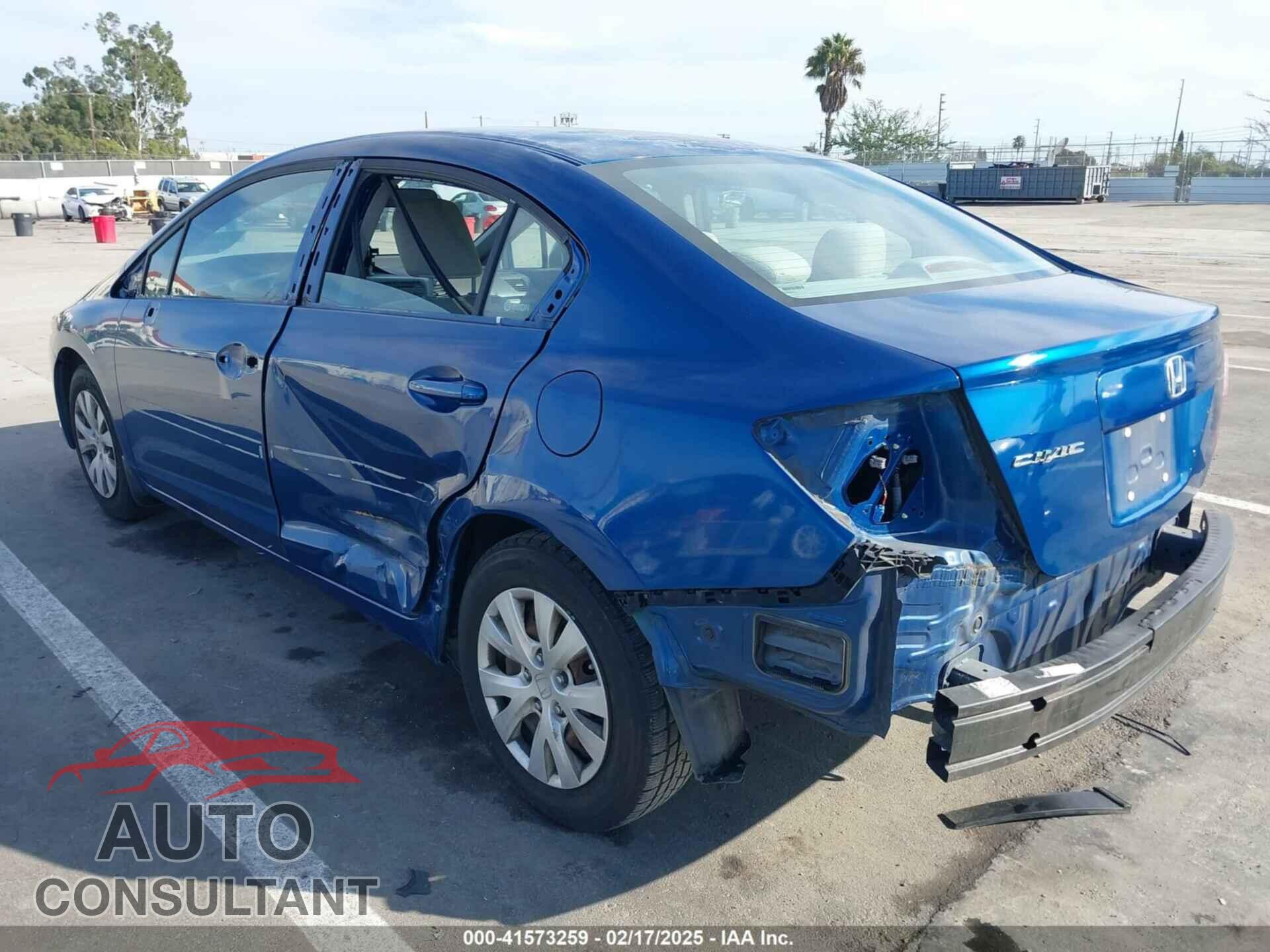 HONDA CIVIC 2012 - 19XFB2F59CE366019