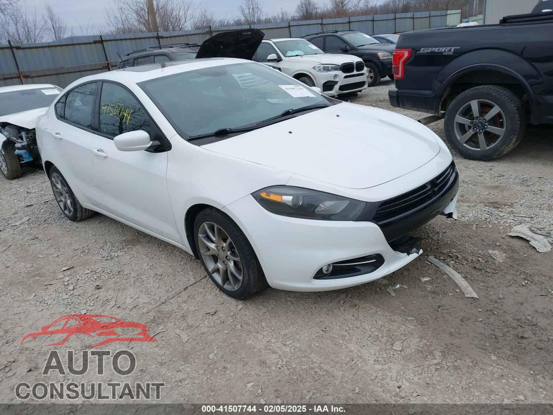 DODGE DART 2015 - 1C3CDFBB0FD144592