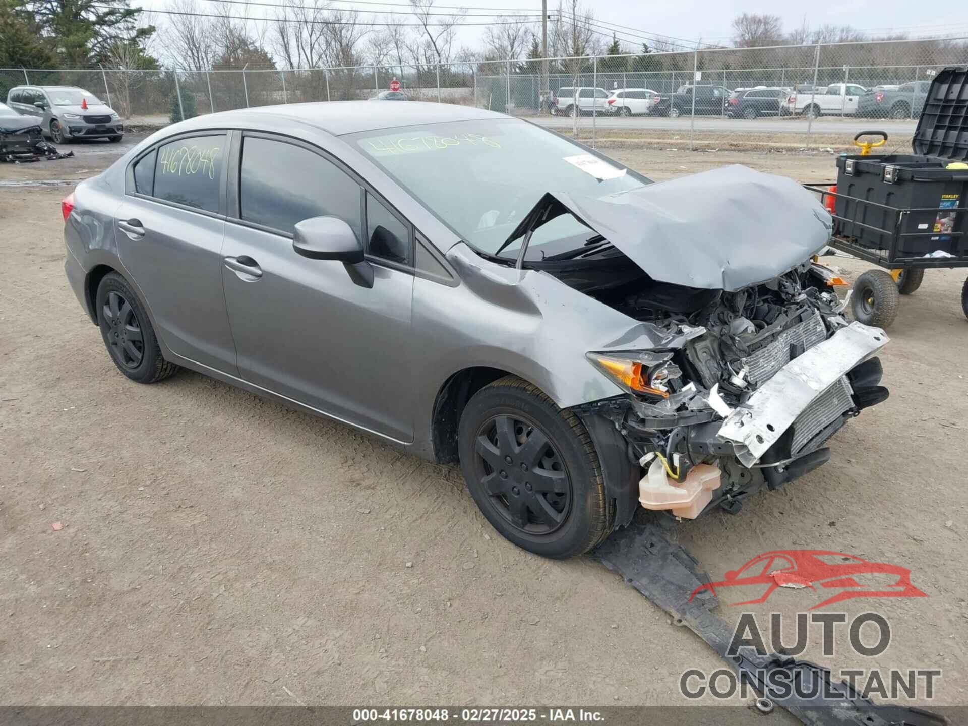 HONDA CIVIC 2012 - 19XFB2F53CE387092
