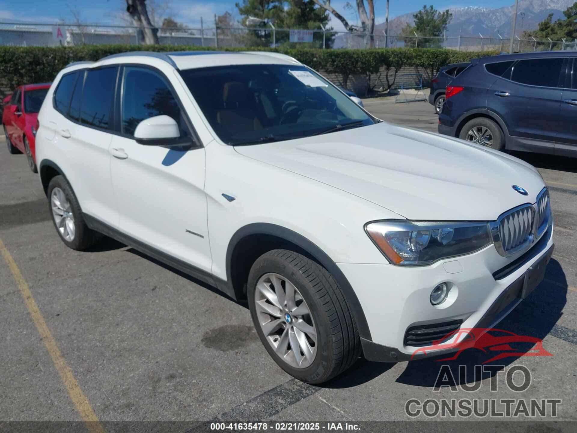 BMW X3 2015 - 5UXWX9C50F0D52071