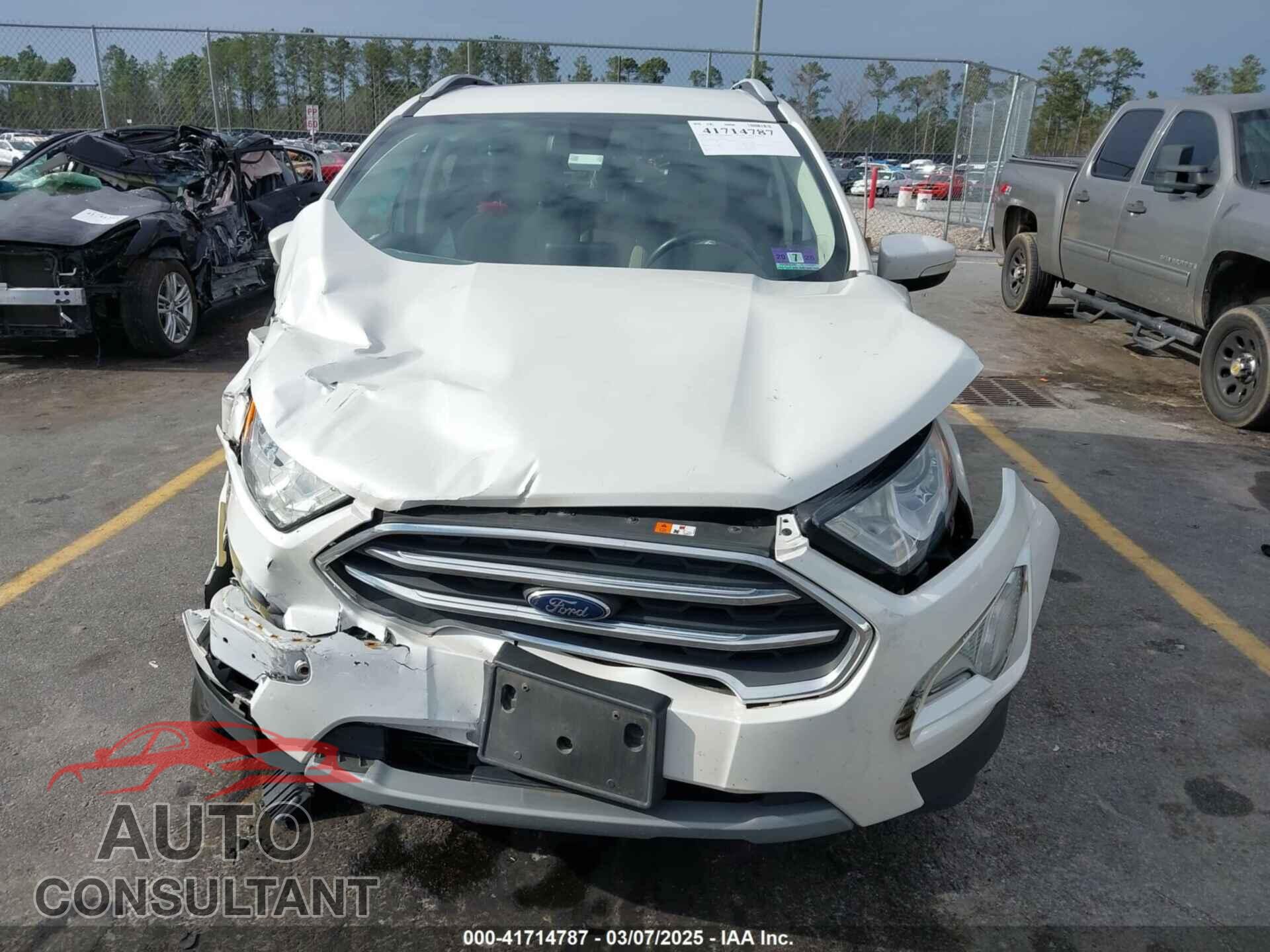 FORD ECOSPORT 2019 - MAJ6S3KLXKC280045