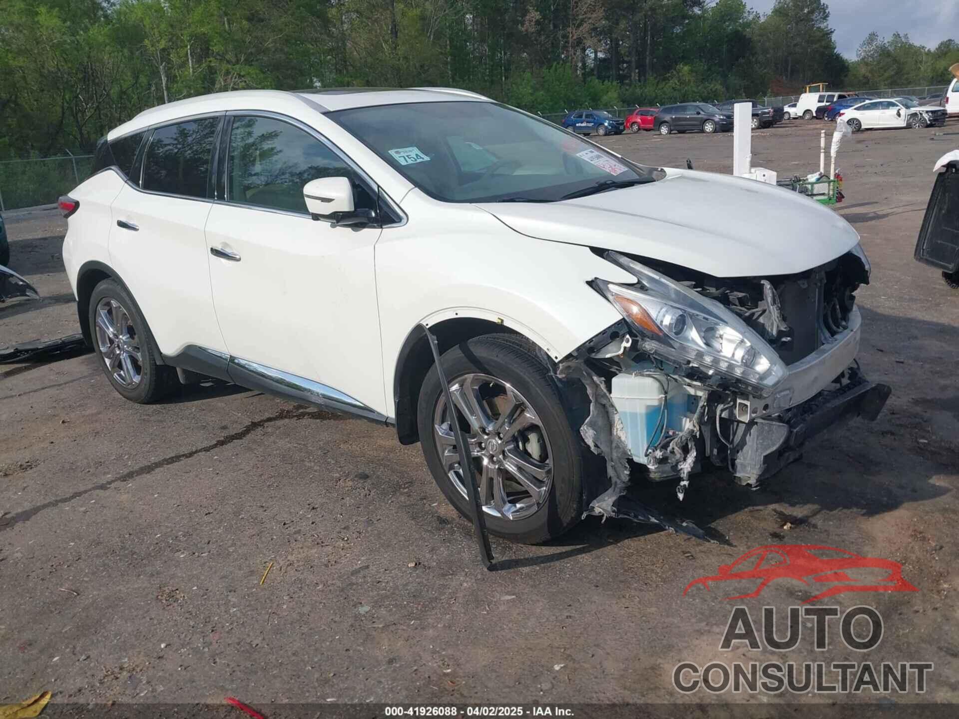 NISSAN MURANO 2018 - 5N1AZ2MH8JN198087