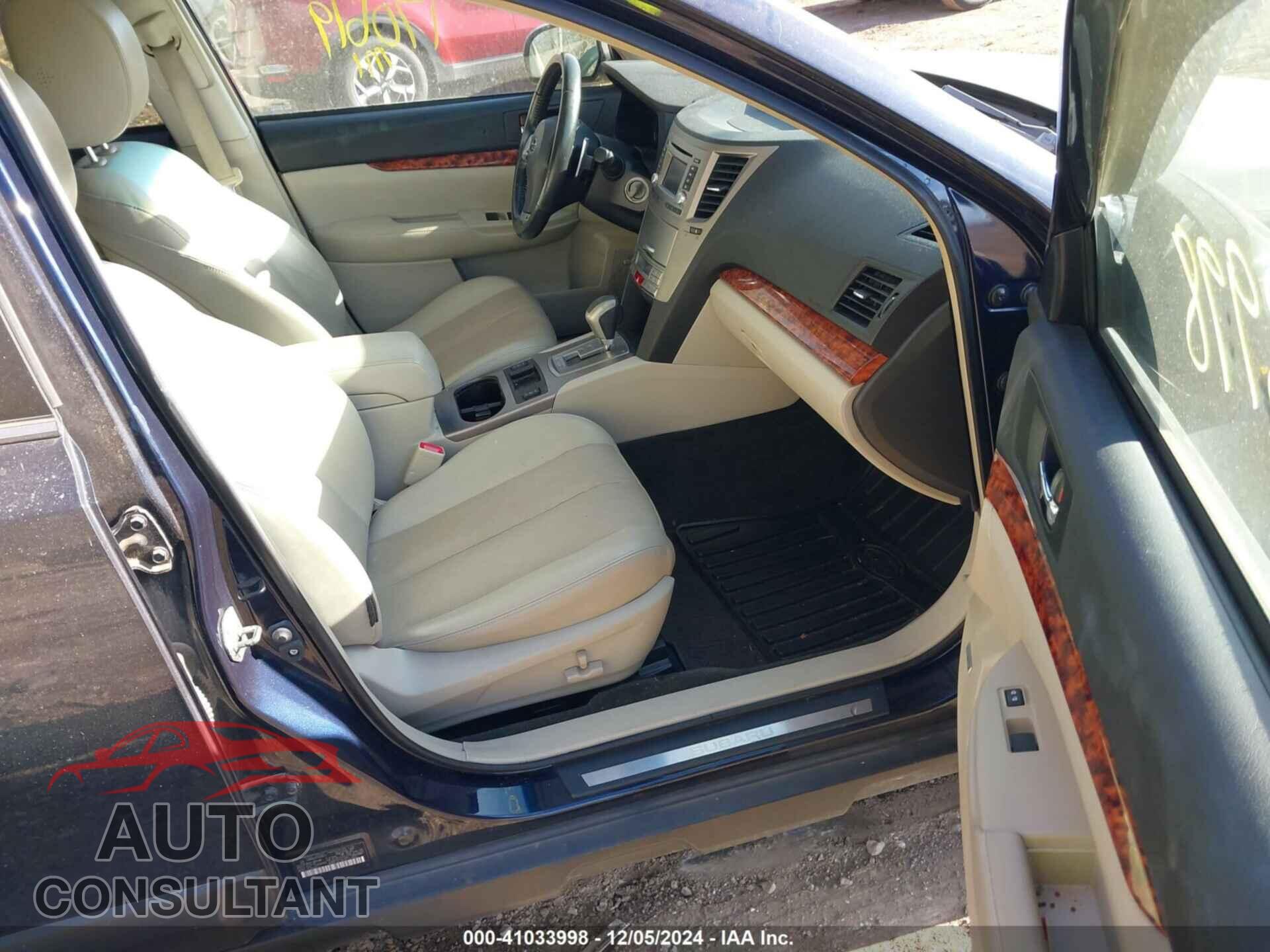 SUBARU OUTBACK 2012 - 4S4BRCKC7C3283471