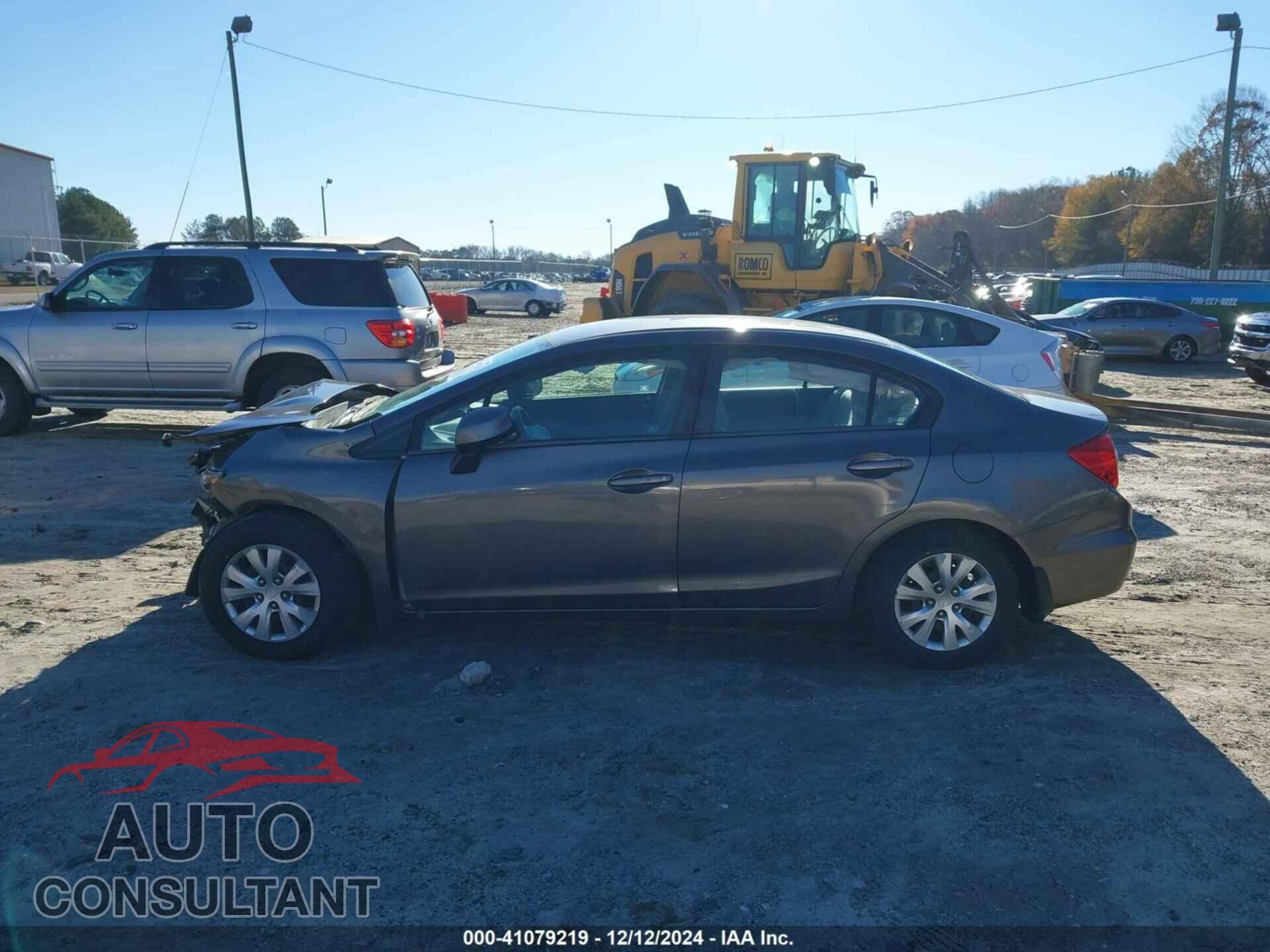 HONDA CIVIC 2012 - 19XFB2F58CE030765