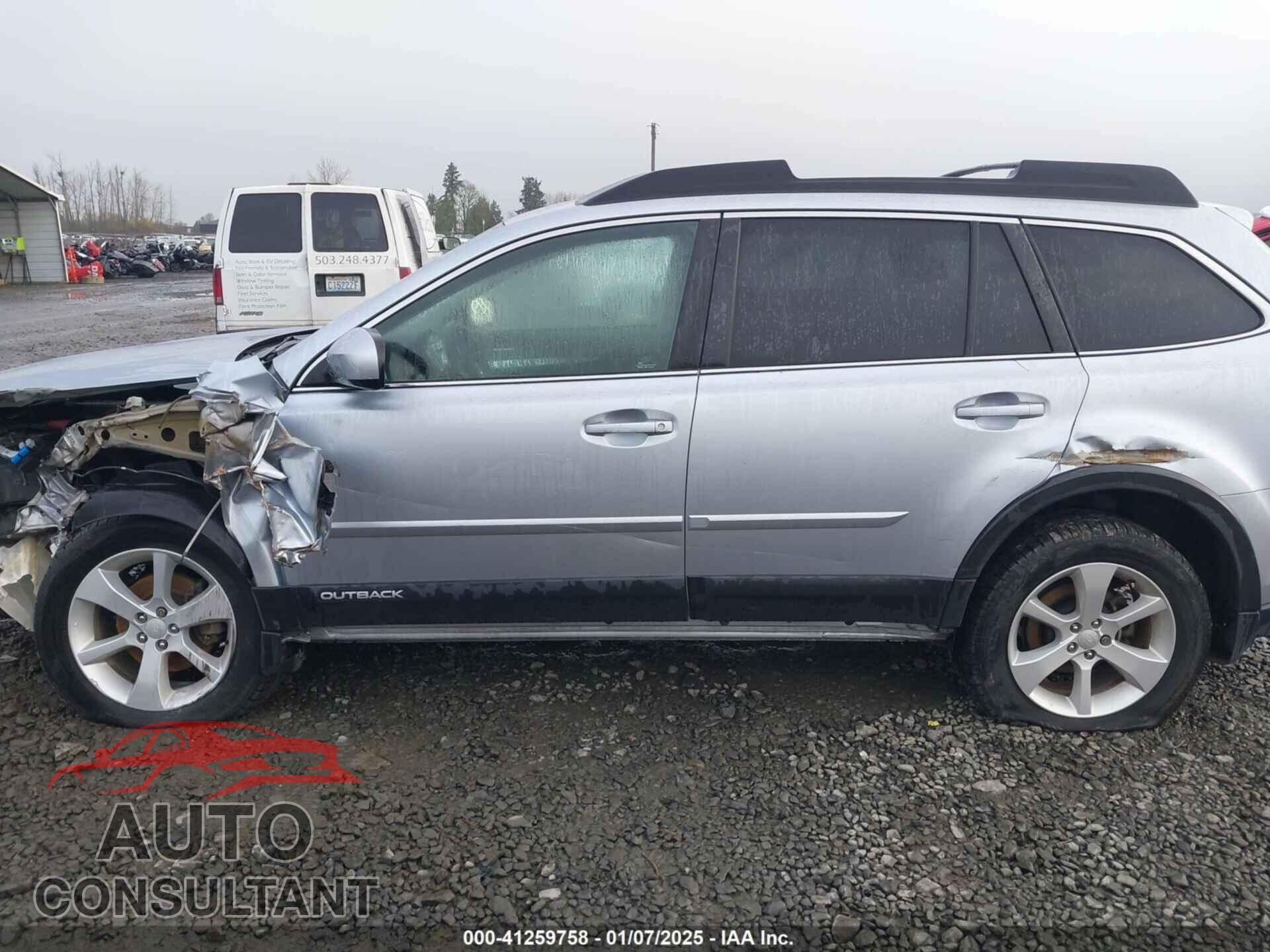 SUBARU OUTBACK 2013 - 4S4BRCCC3D3237197