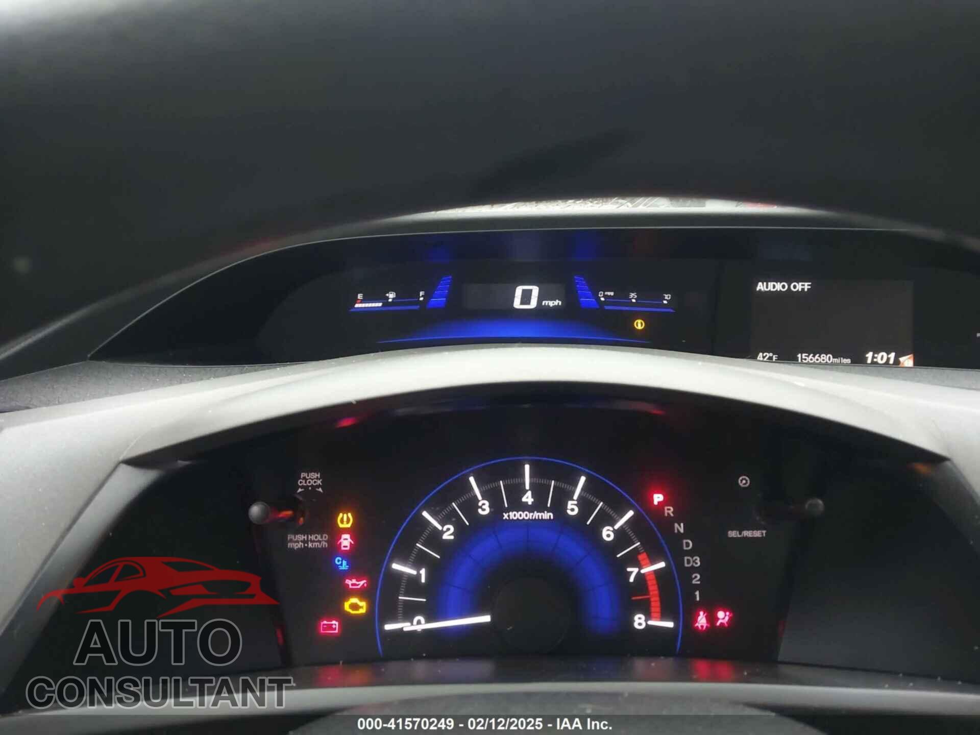 HONDA CIVIC 2012 - 2HGFG3B81CH500809