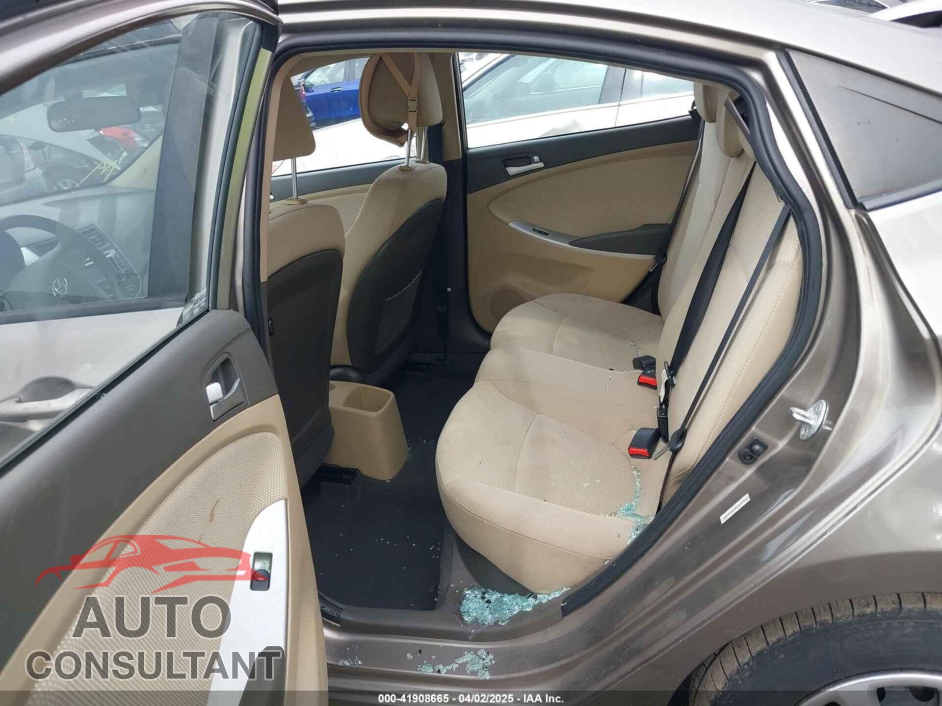 HYUNDAI ACCENT 2014 - KMHCT4AE8EU666153