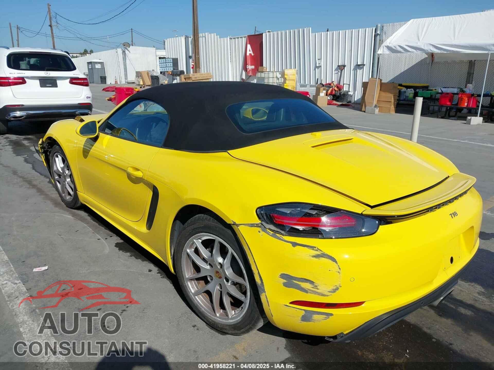 PORSCHE 718 BOXSTER 2021 - WP0CA2A8XMS210397