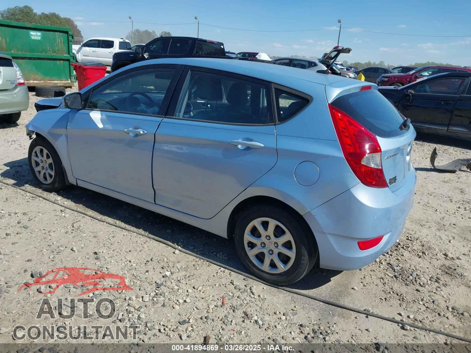 HYUNDAI ACCENT 2014 - KMHCT5AE1EU187112