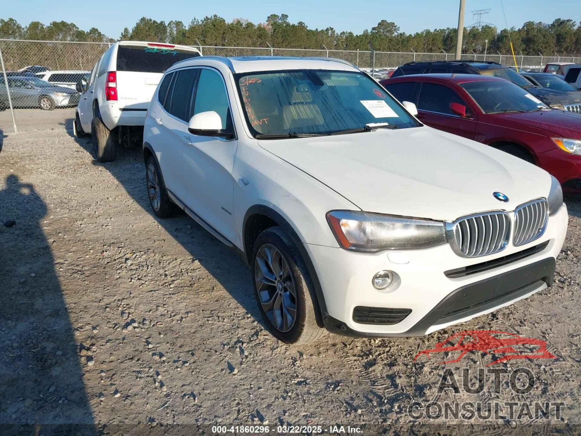 BMW X3 2015 - 5UXWZ7C58F0F76347