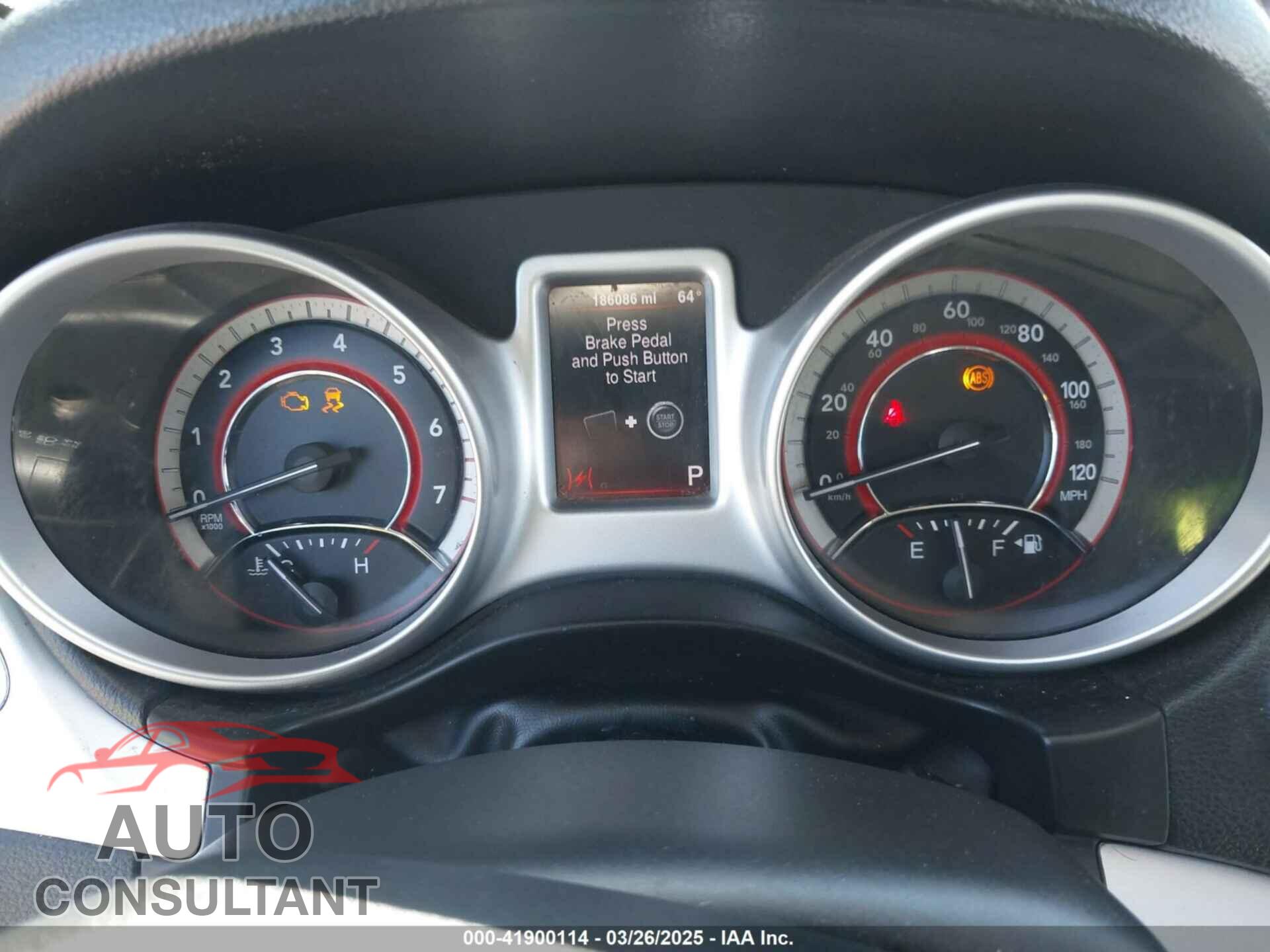 DODGE JOURNEY 2013 - 3C4PDCAB7DT730744