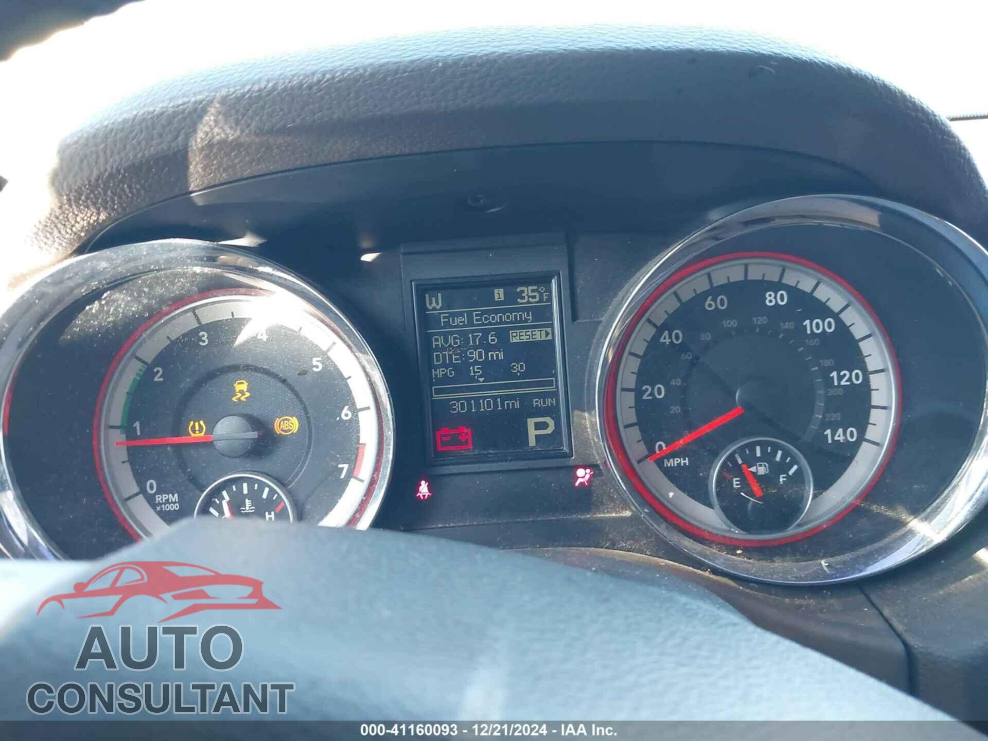 DODGE DURANGO 2012 - 1C4RDHAG8CC138426