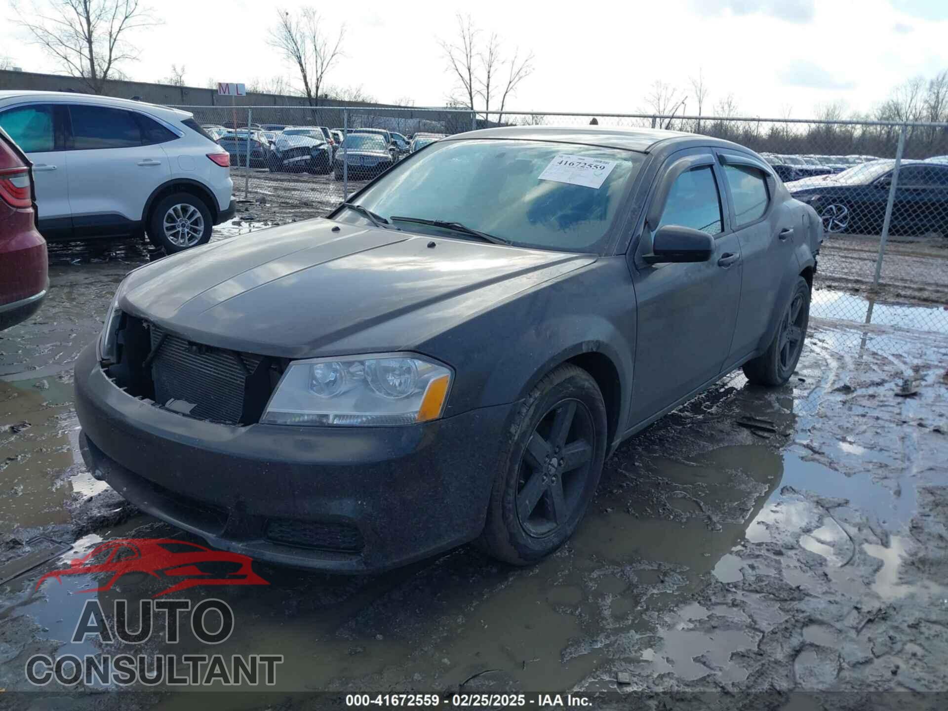 DODGE AVENGER 2012 - 1C3CDZCB0CN147532