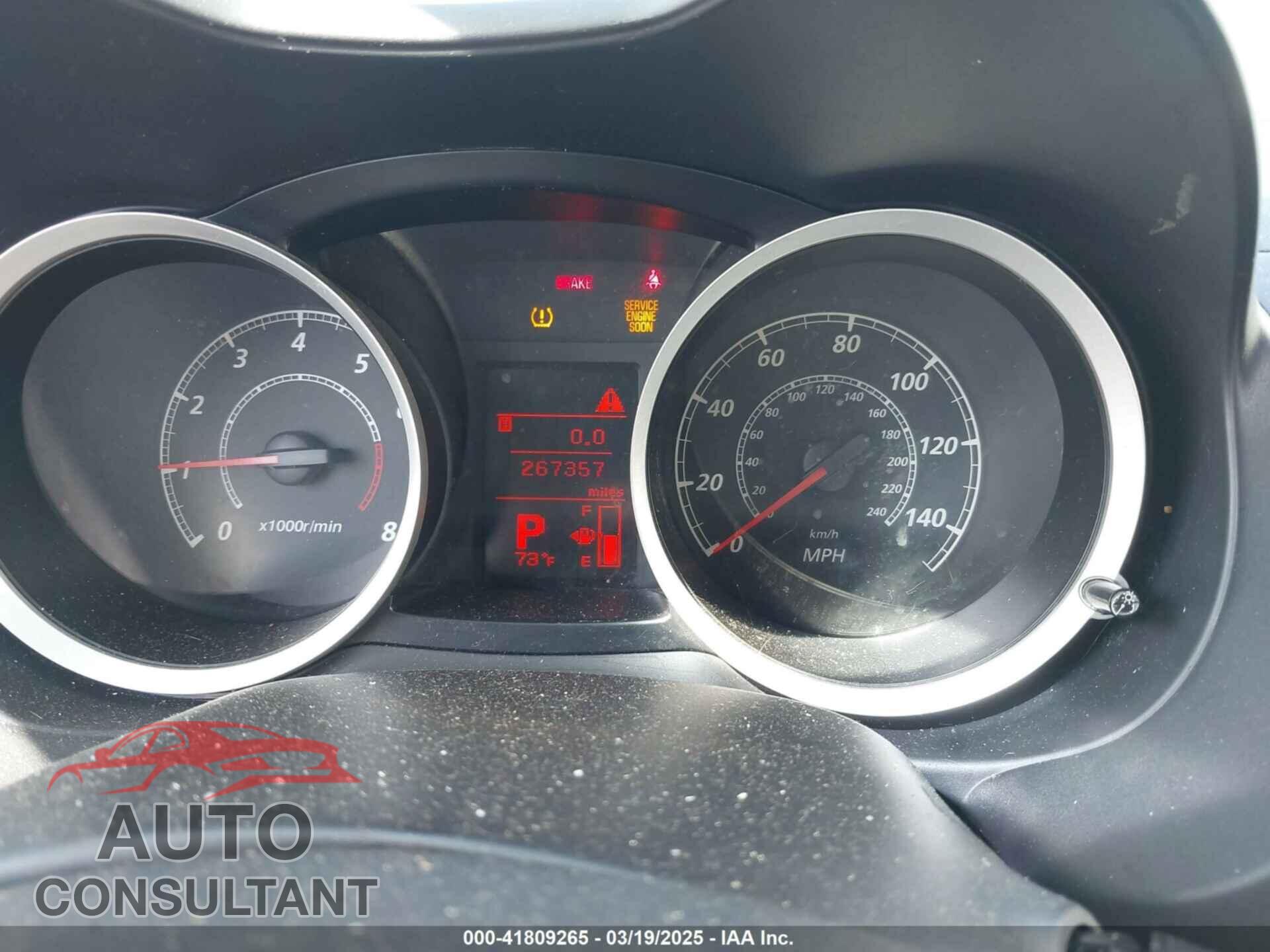 MITSUBISHI LANCER 2012 - JA32U2FU6CU025645