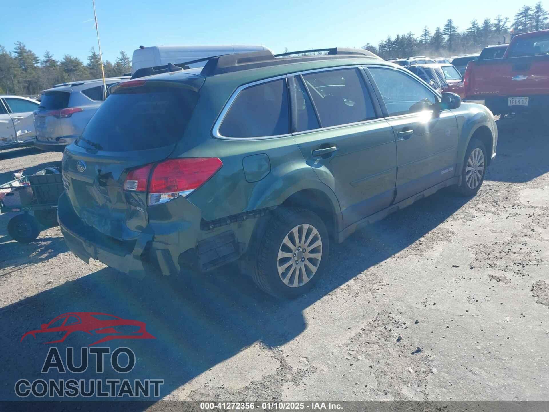 SUBARU OUTBACK 2012 - 4S4BRBKCXC3221010