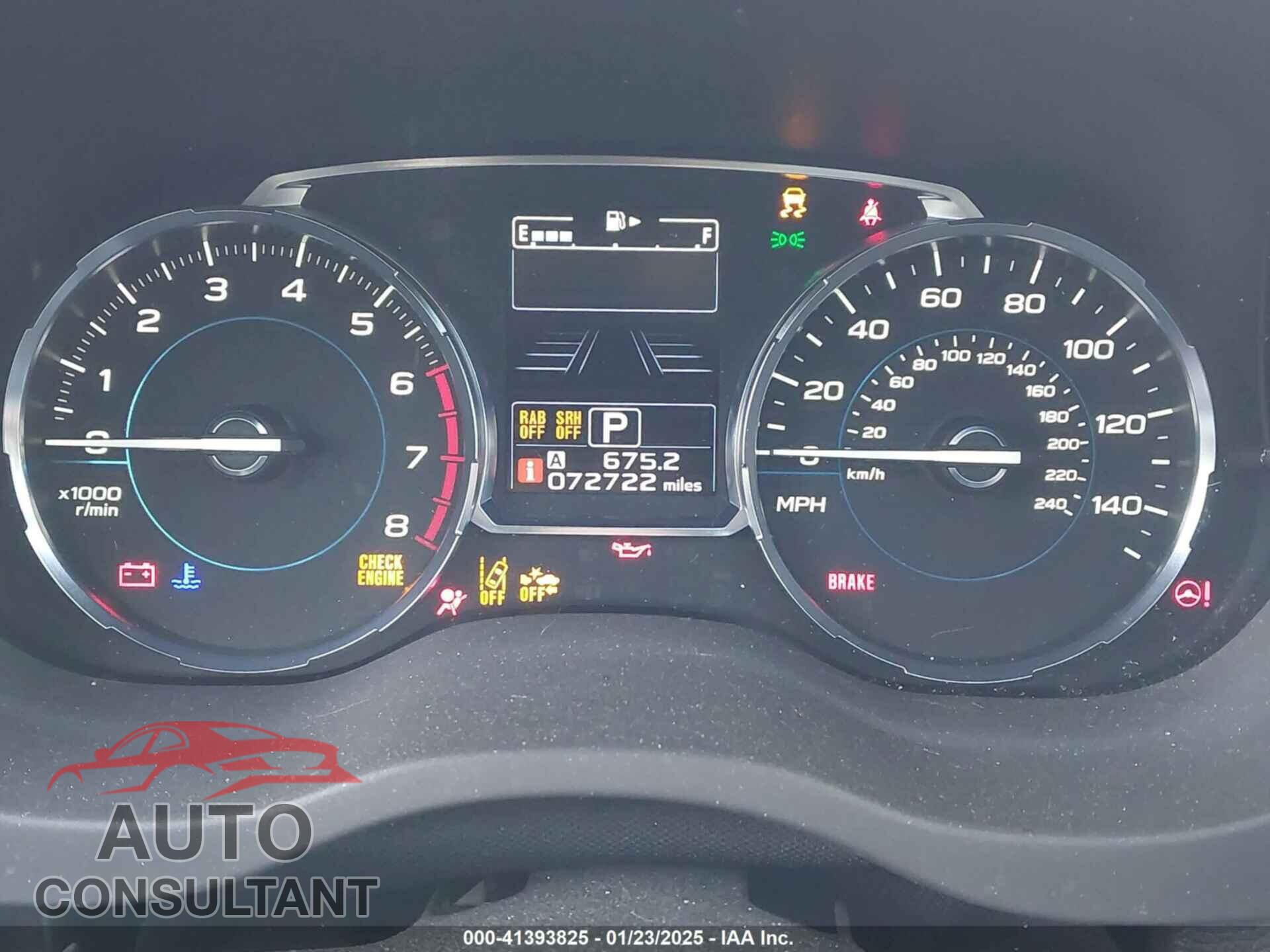 SUBARU FORESTER 2018 - JF2SJAWC3JH414813