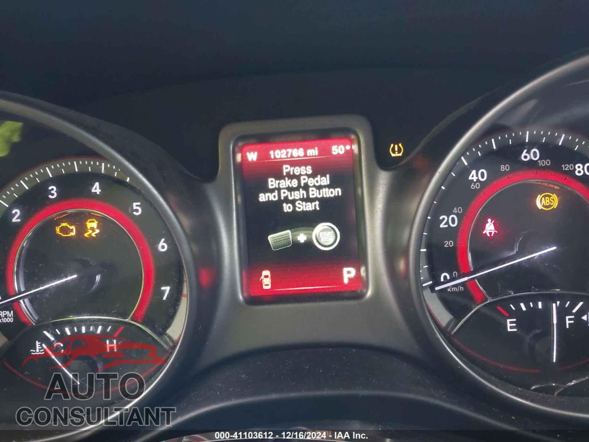 DODGE JOURNEY 2017 - 3C4PDCGG4HT542501