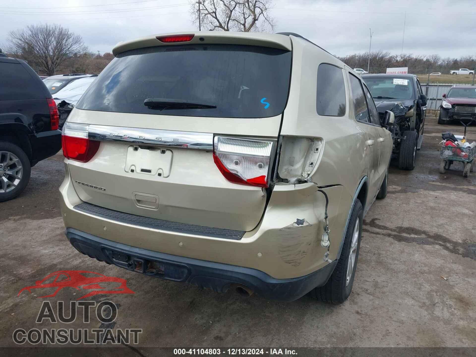 DODGE DURANGO 2011 - 1D4RD2GG2BC618368