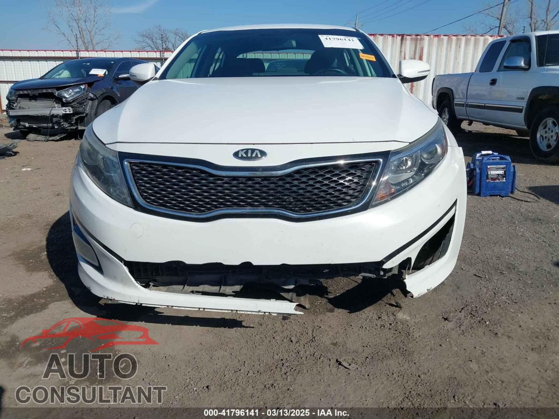 KIA OPTIMA 2015 - KNAGM4A74F5648438