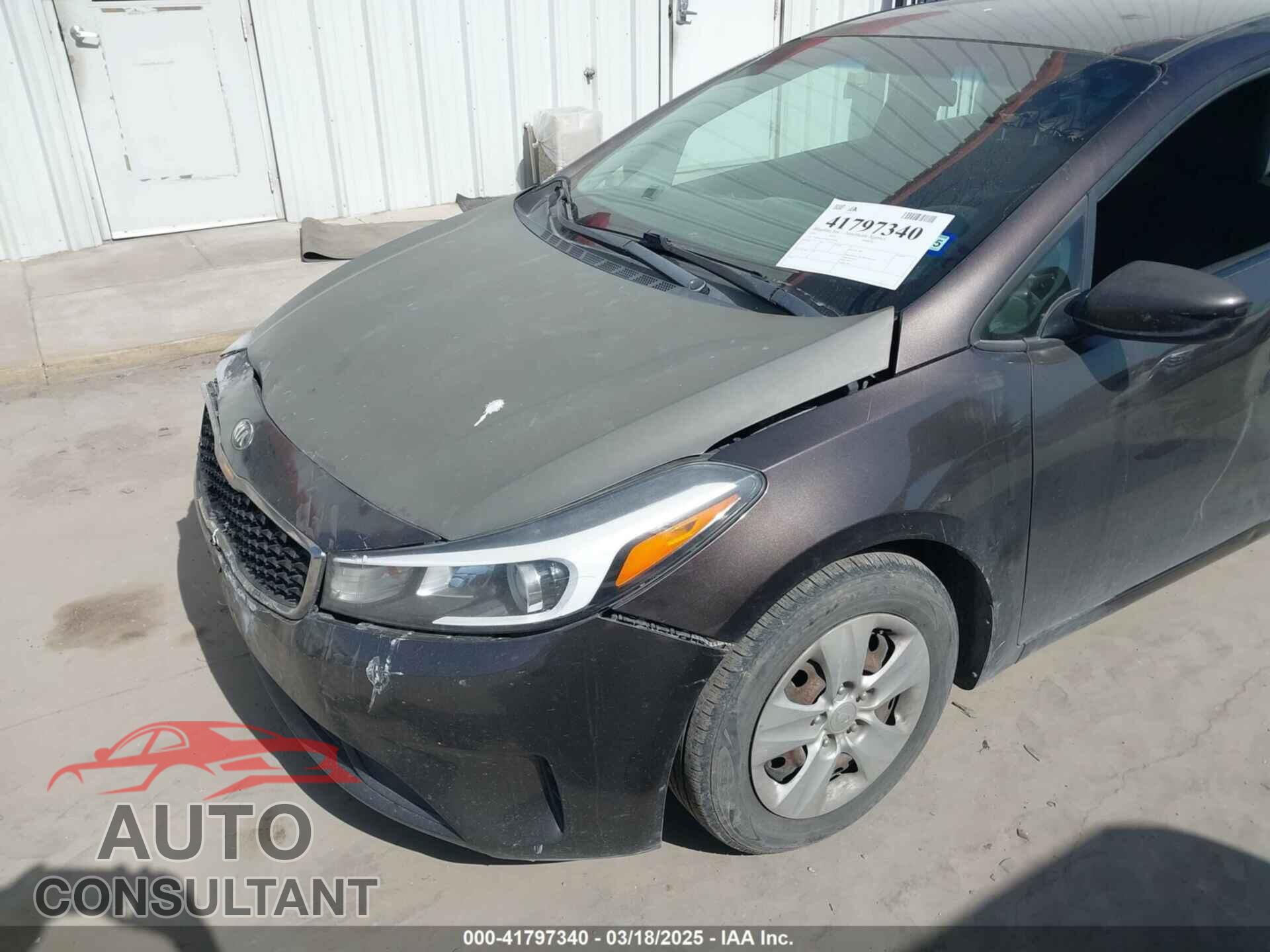KIA FORTE 2017 - 3KPFK4A72HE130209