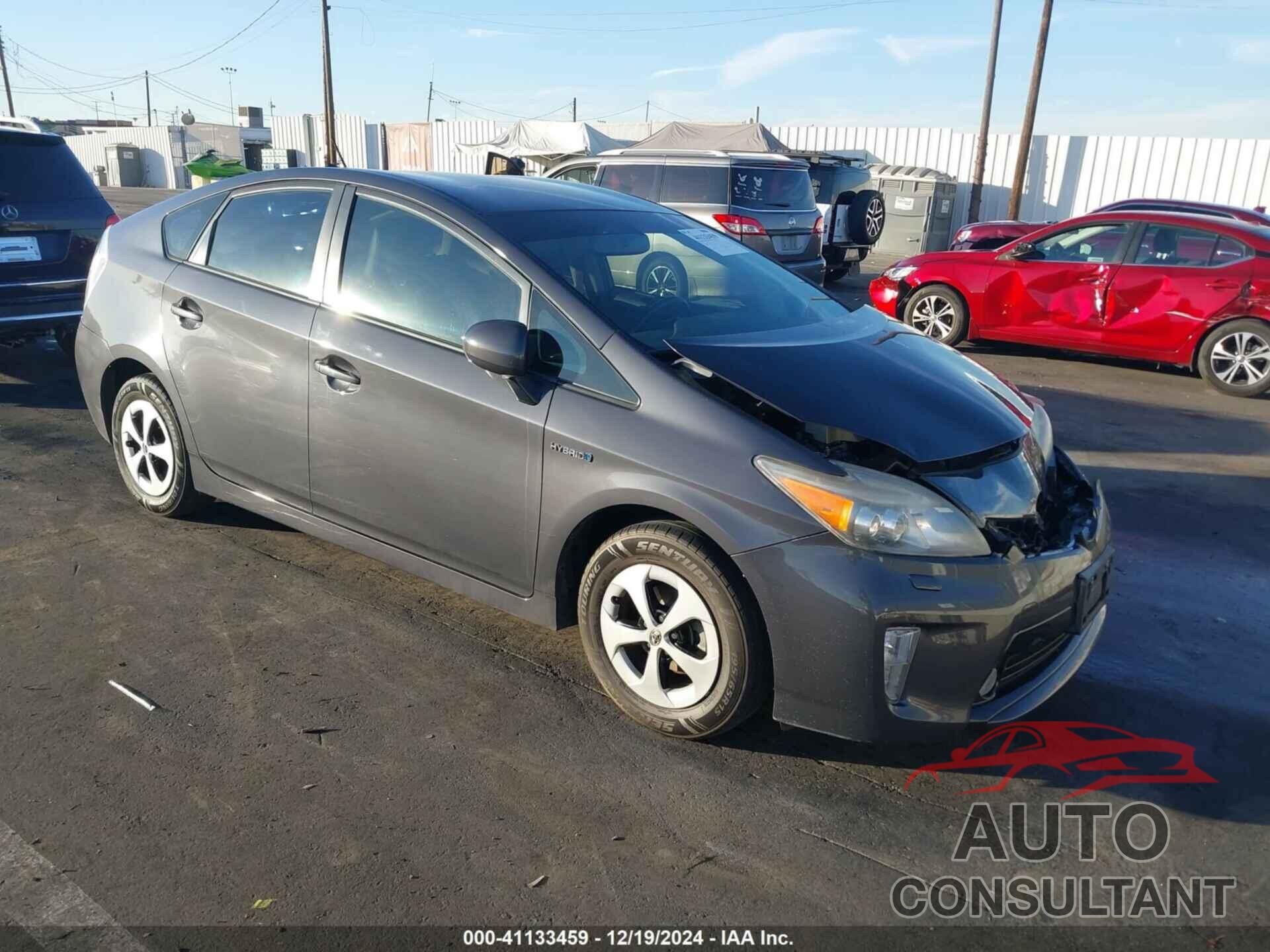 TOYOTA PRIUS 2012 - JTDKN3DU7C1567409