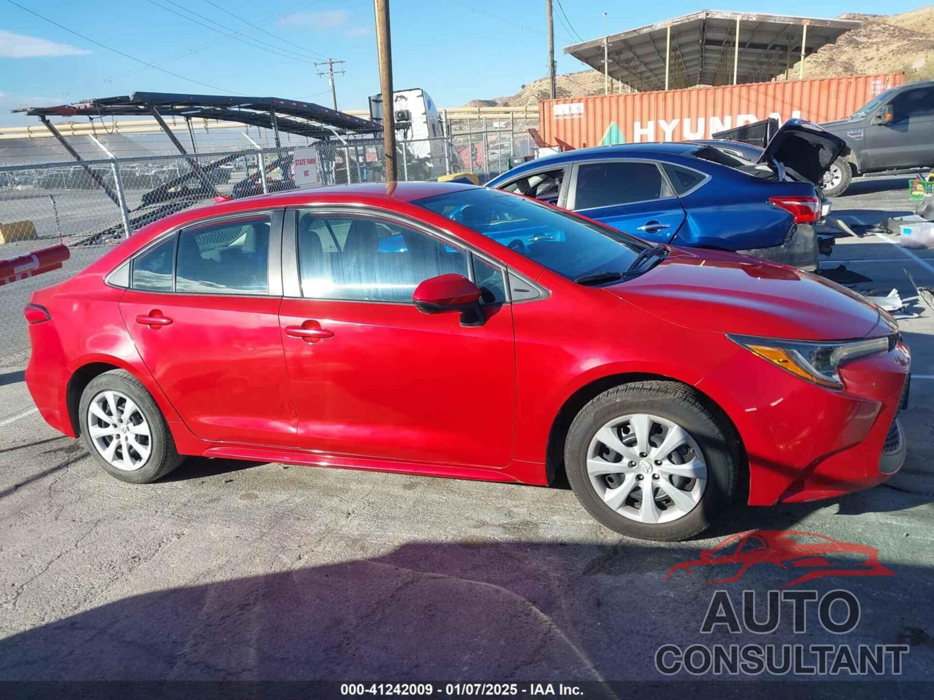 TOYOTA COROLLA 2020 - 5YFEPRAE1LP054594