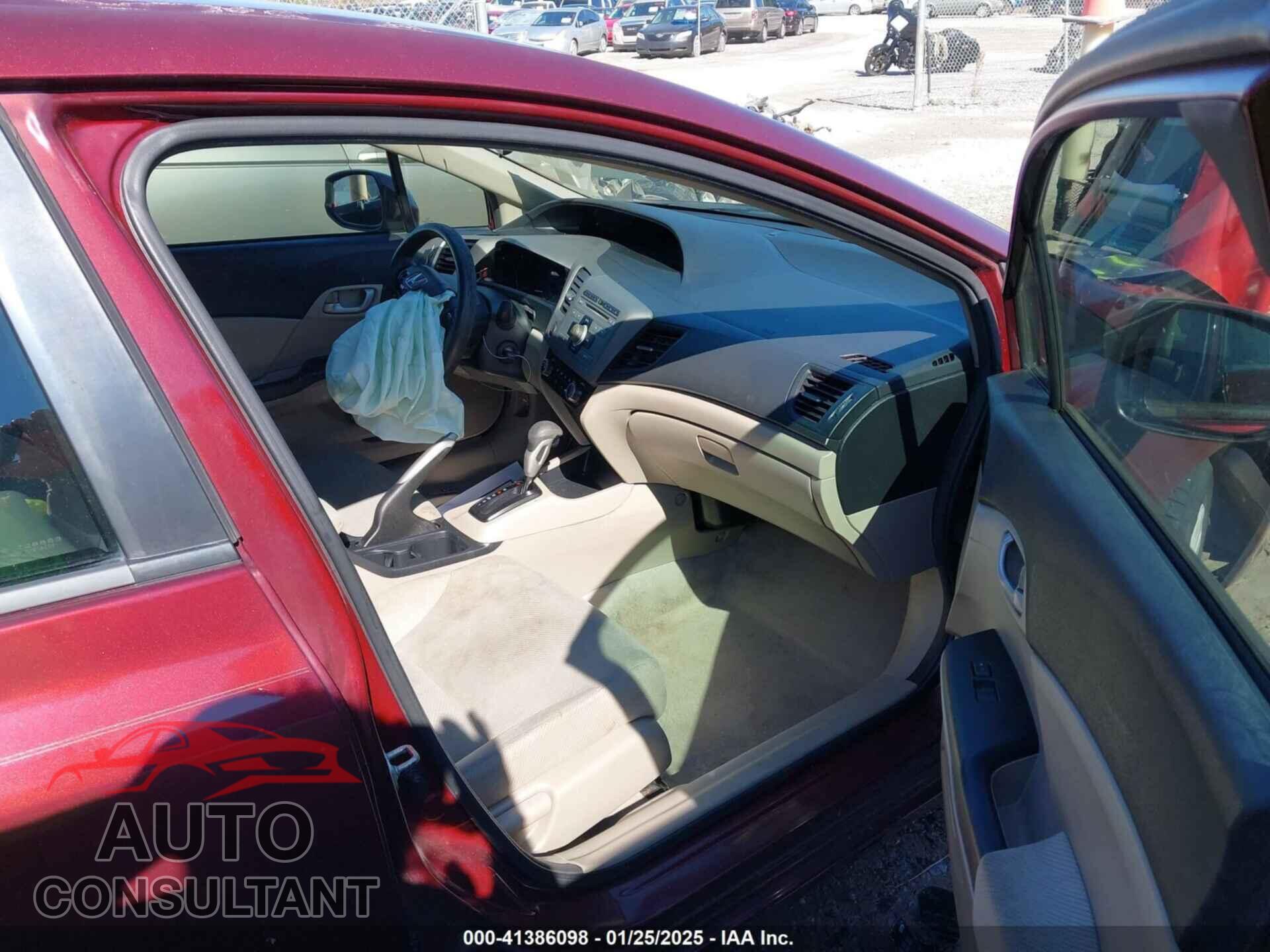 HONDA CIVIC 2012 - 2HGFB2F57CH606061