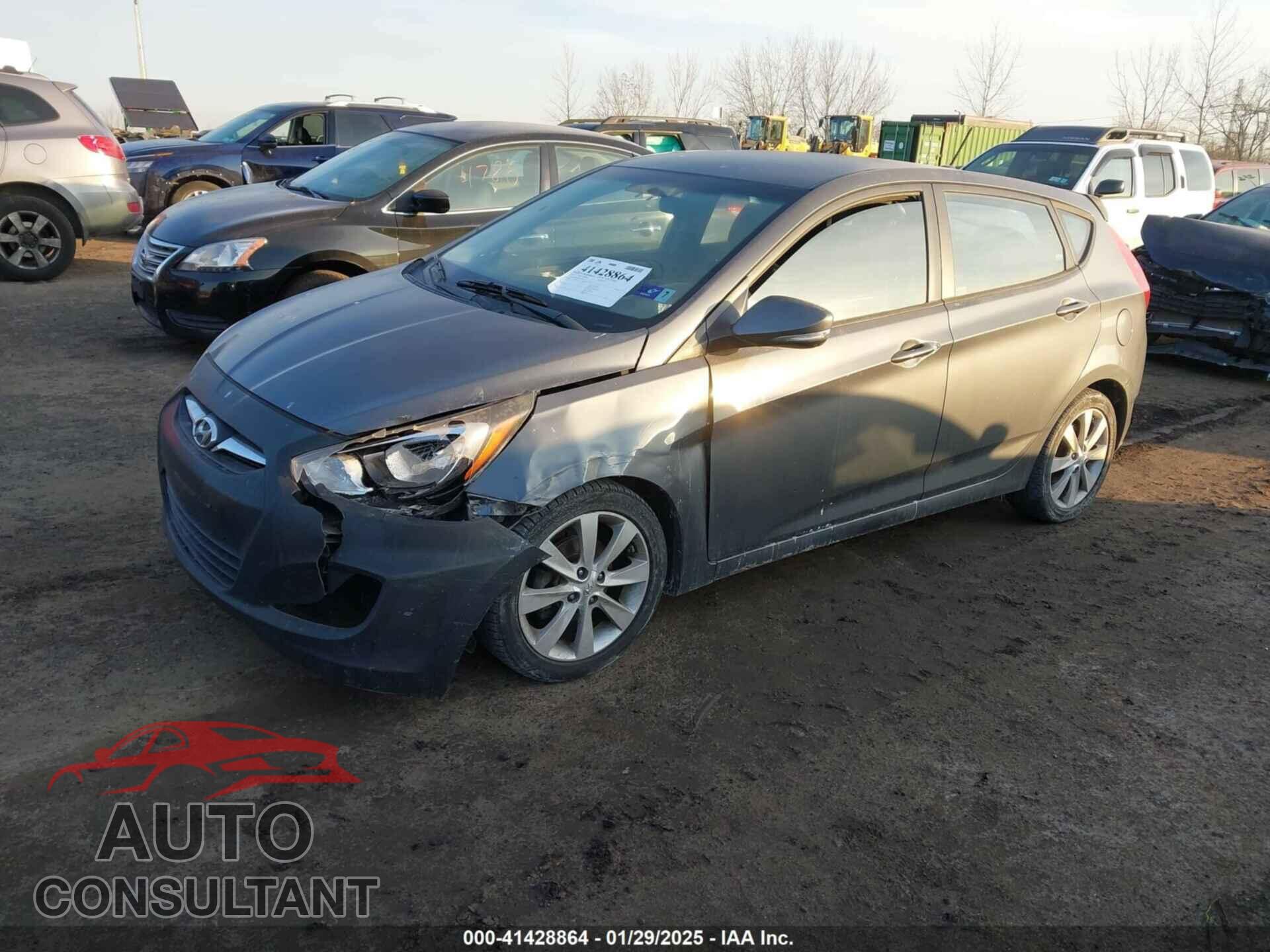 HYUNDAI ACCENT 2013 - KMHCU5AE3DU065167