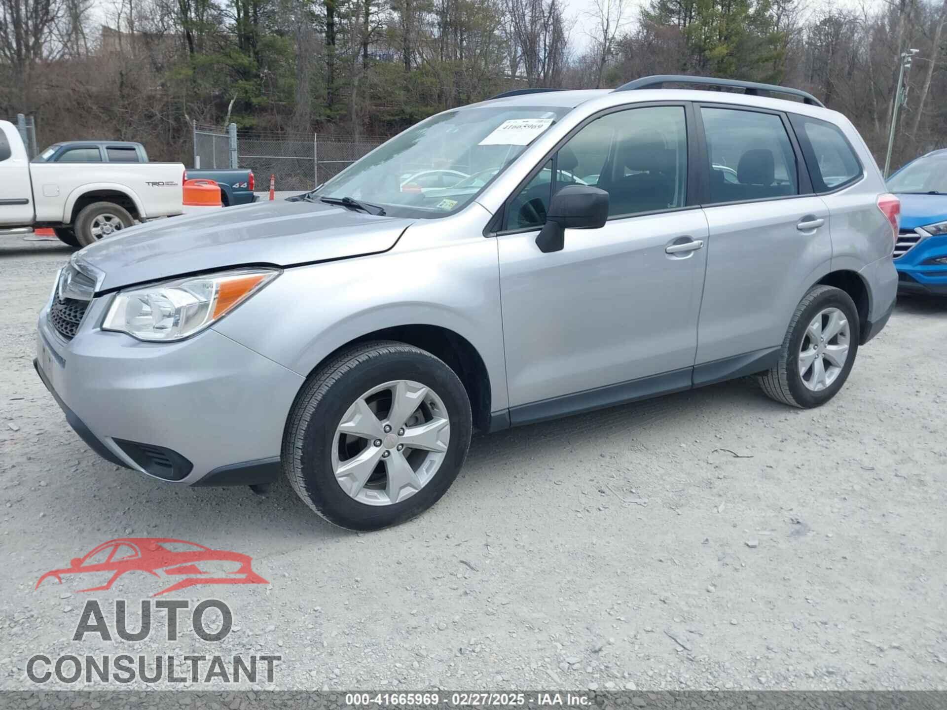SUBARU FORESTER 2016 - JF2SJABC7GH445495