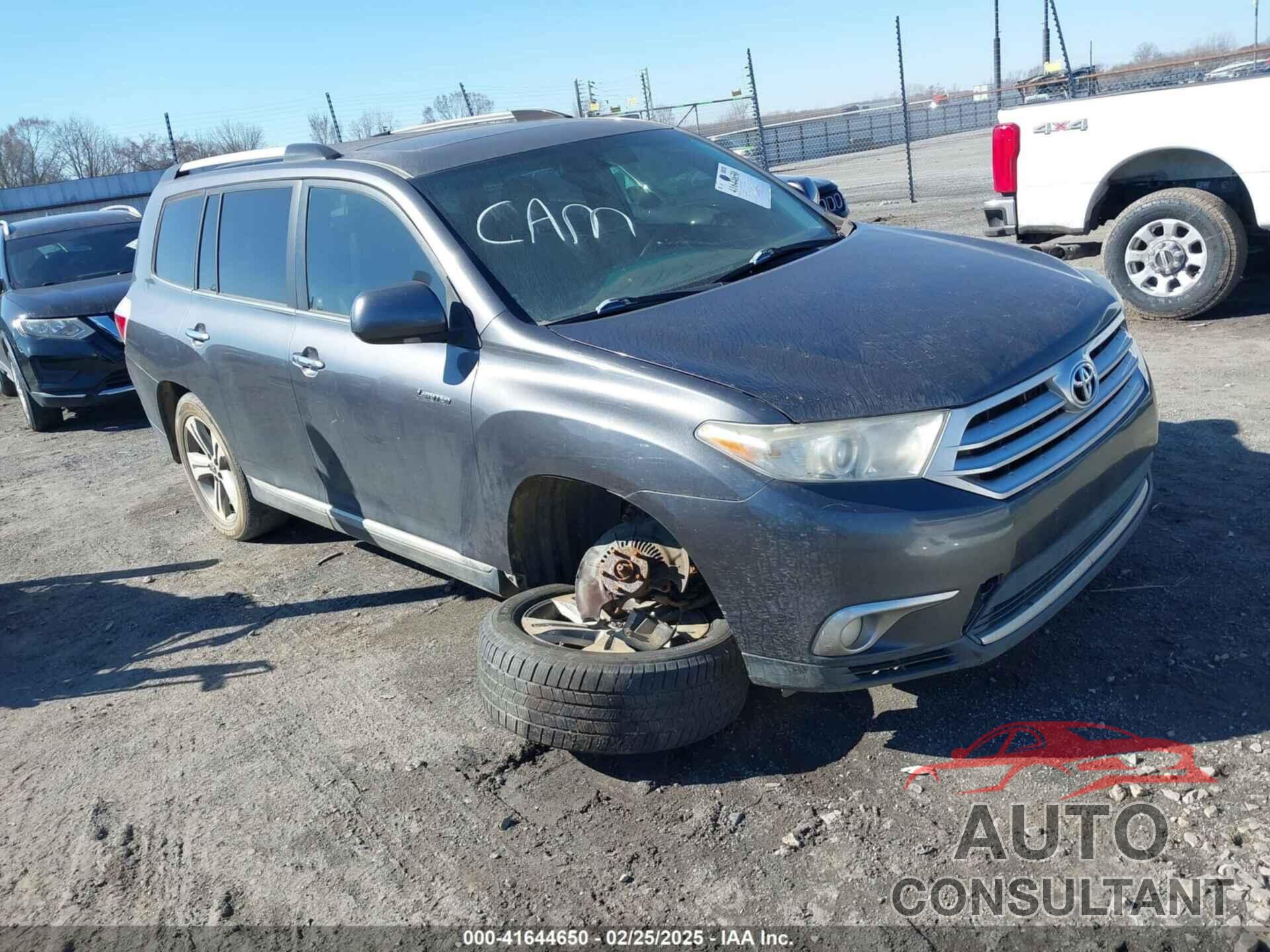 TOYOTA HIGHLANDER 2011 - 5TDDK3EH5BS093027