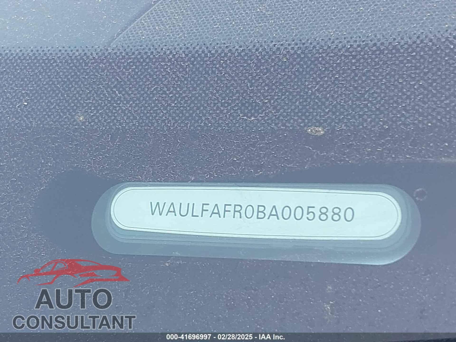 AUDI A5 2011 - WAULFAFROBA005880