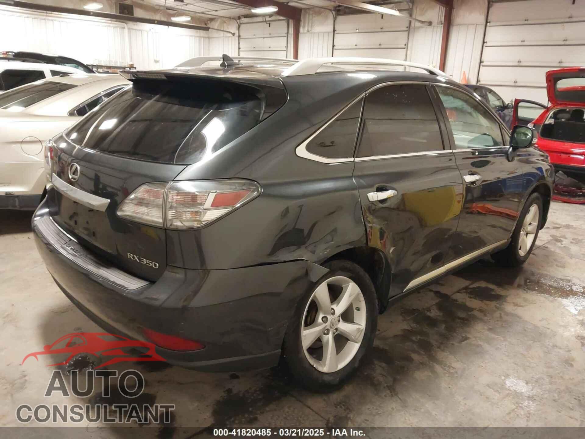 LEXUS RX 350 2011 - 2T2BK1BA9BC086167