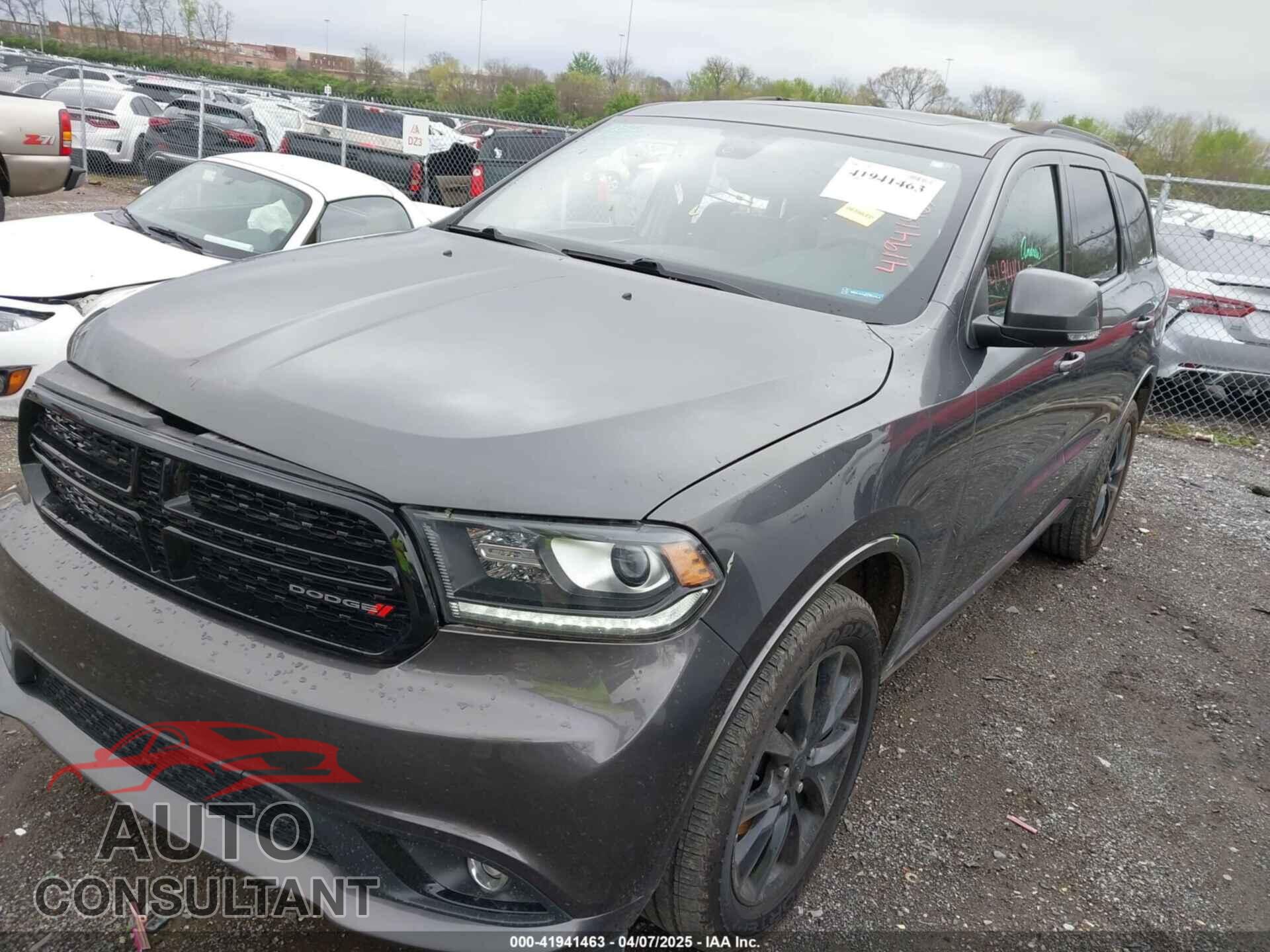 DODGE DURANGO 2017 - 1C4RDJDG9HC820788