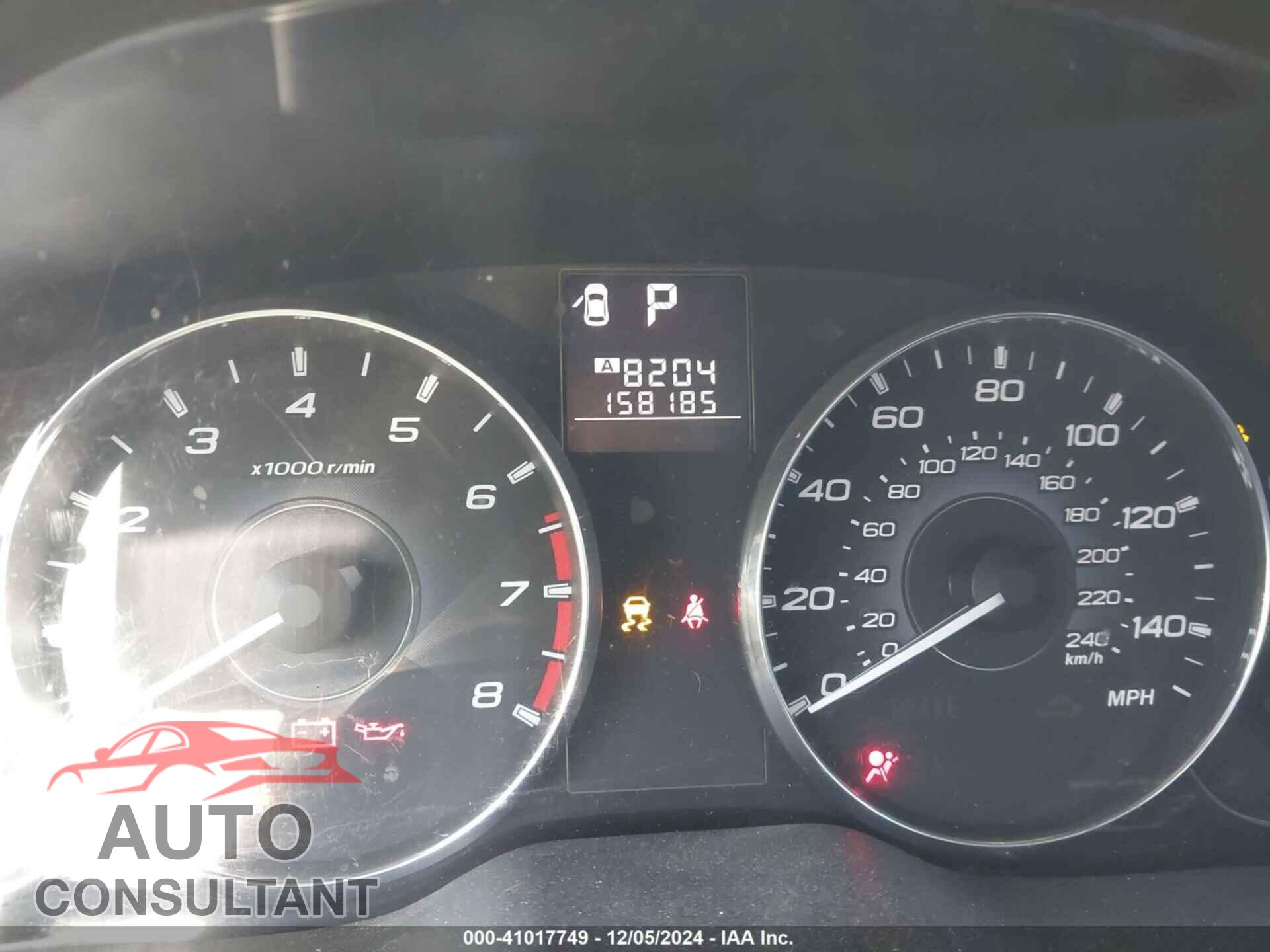 SUBARU OUTBACK 2012 - 4S4BRBCC8C3277168