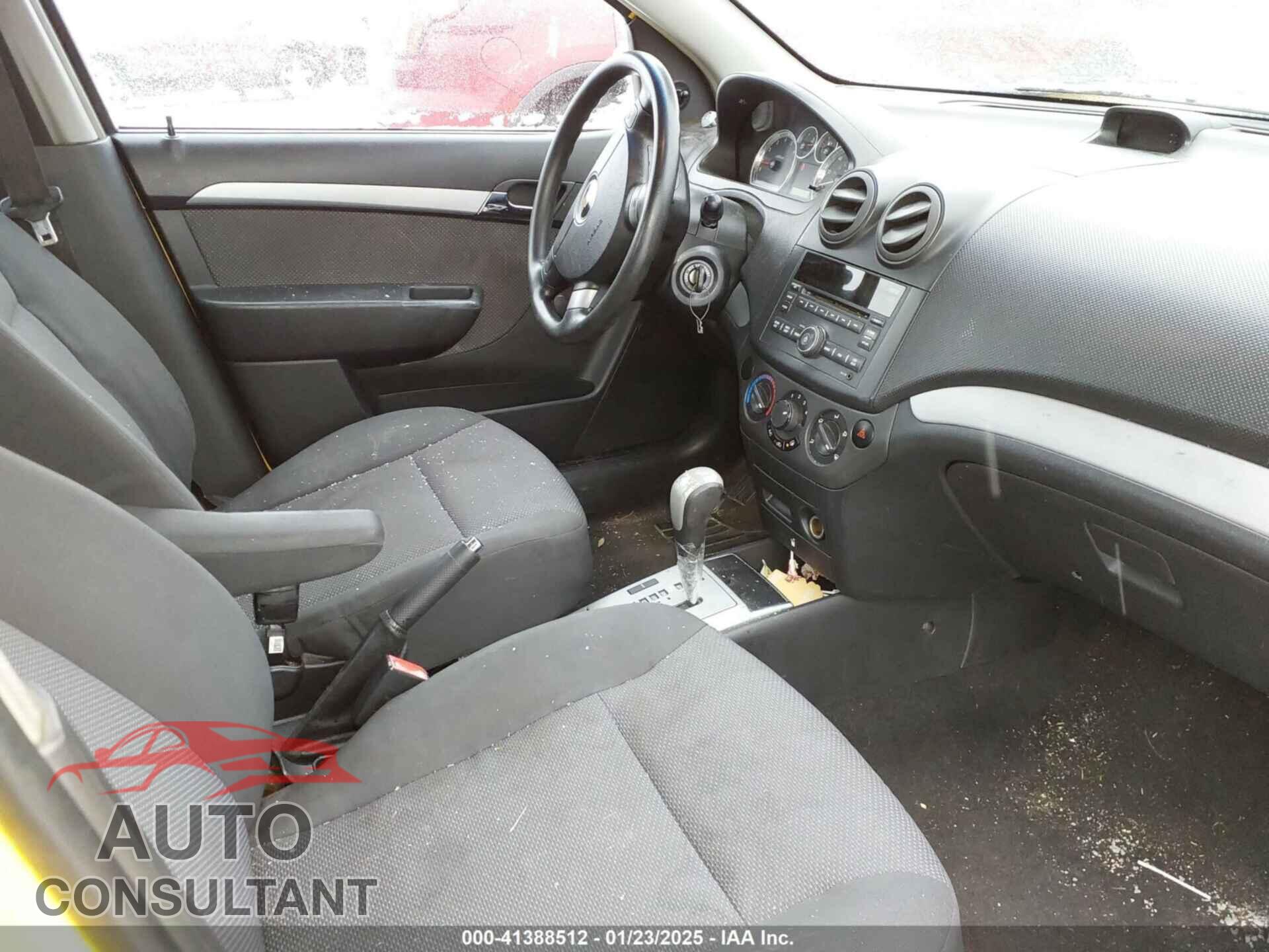 CHEVROLET AVEO 2011 - KL1TD5DE2BB124564
