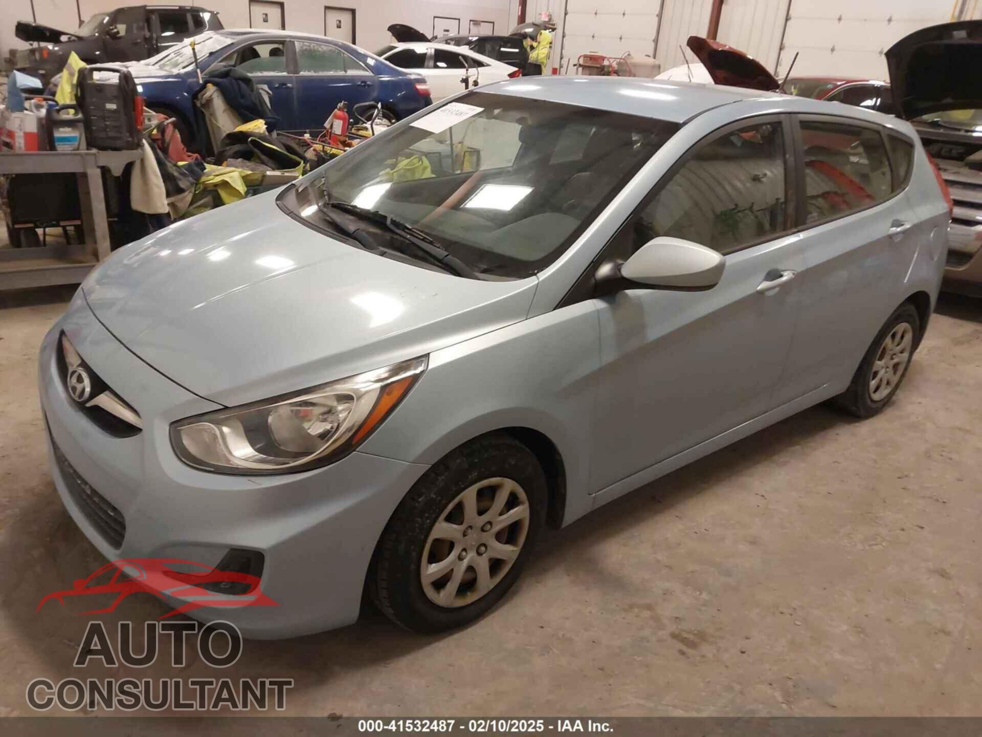 HYUNDAI ACCENT 2012 - KMHCT5AE8CU028679