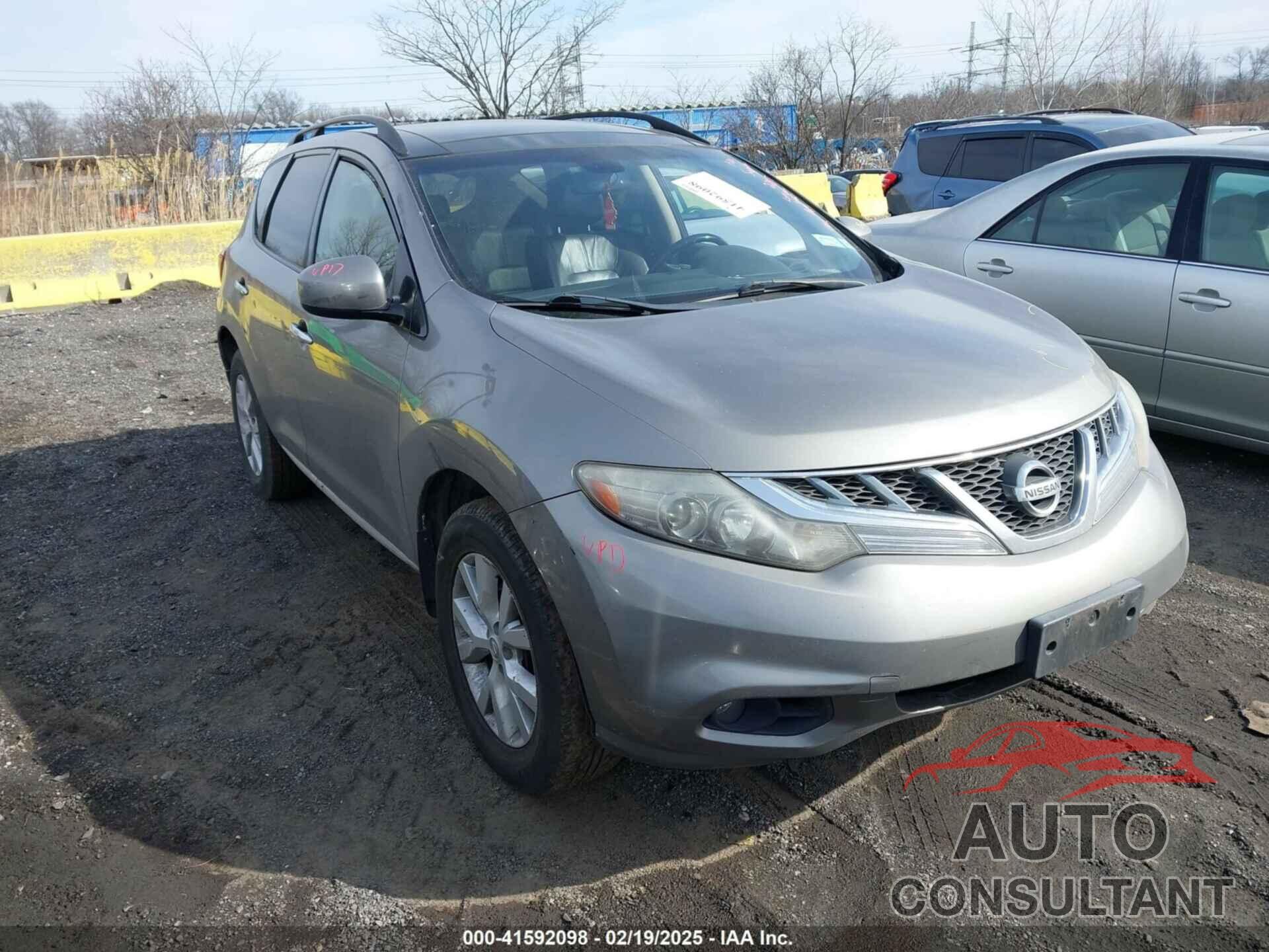 NISSAN MURANO 2011 - JN8AZ1MW2BW167589