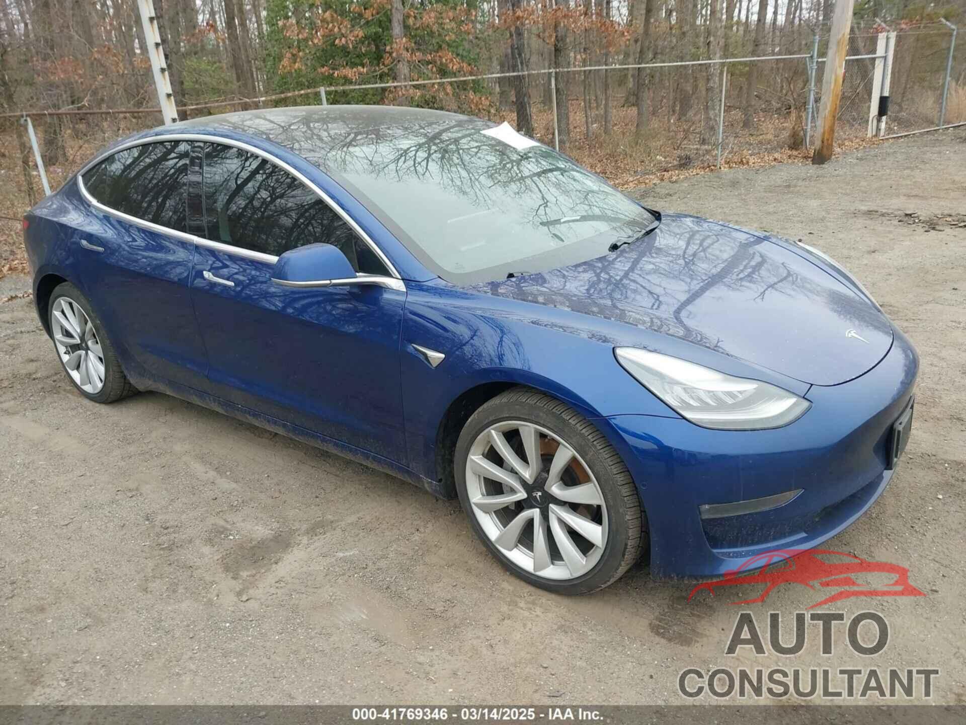 TESLA MODEL 3 2019 - 5YJ3E1EB9KF454007