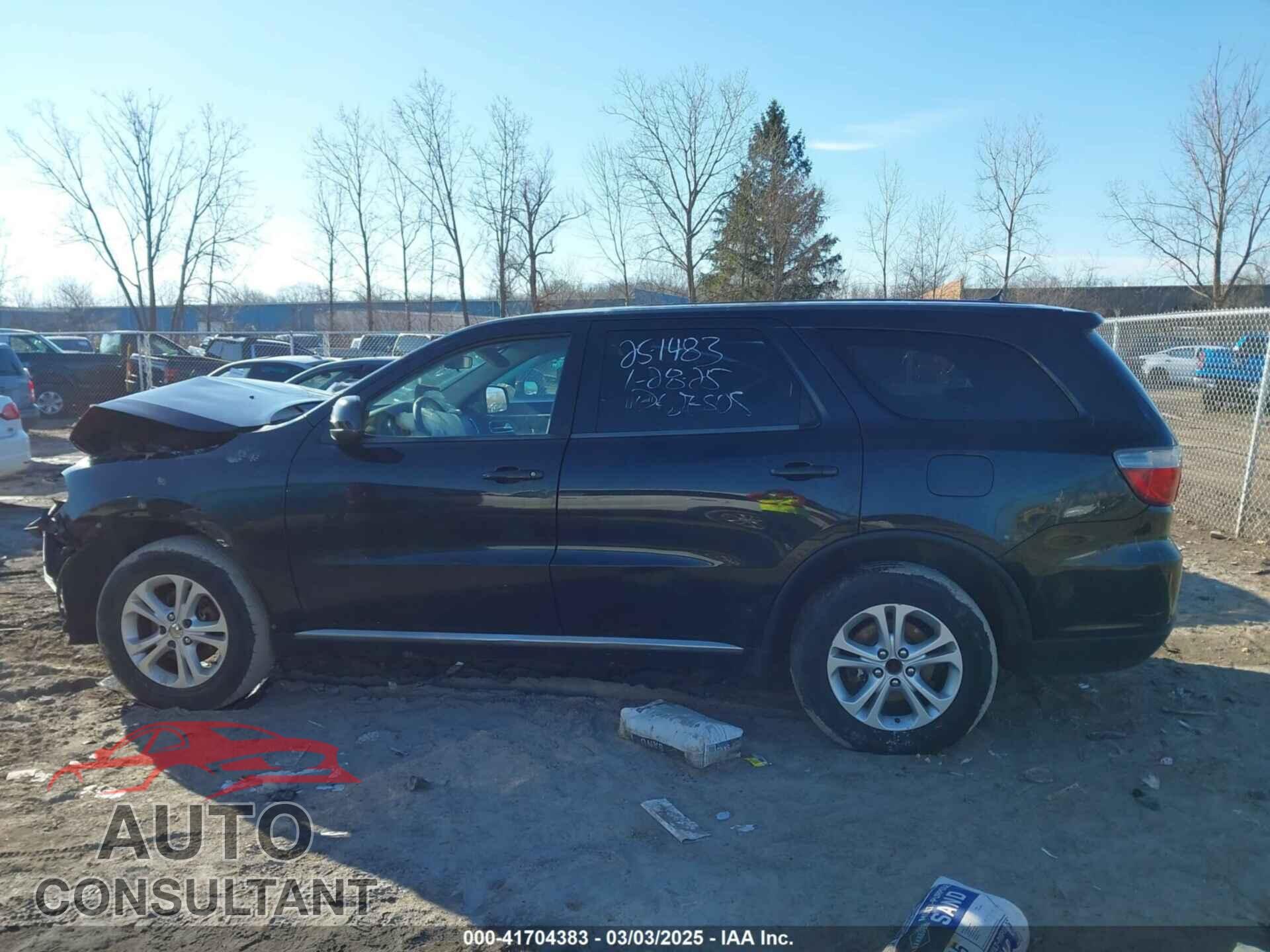 DODGE DURANGO 2013 - 1C4RDJAG3DC552612