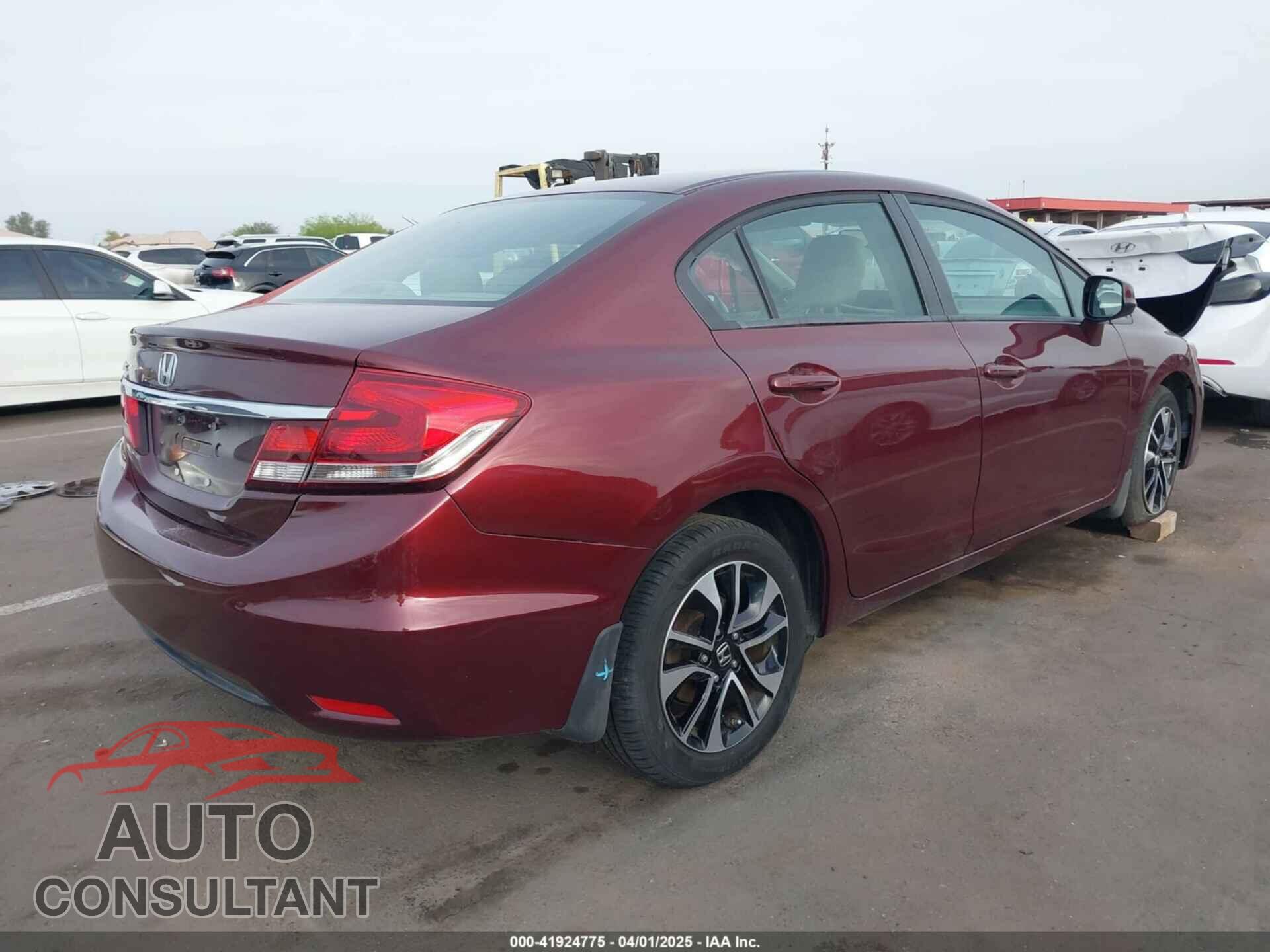 HONDA CIVIC 2013 - 19XFB2F97DE064765