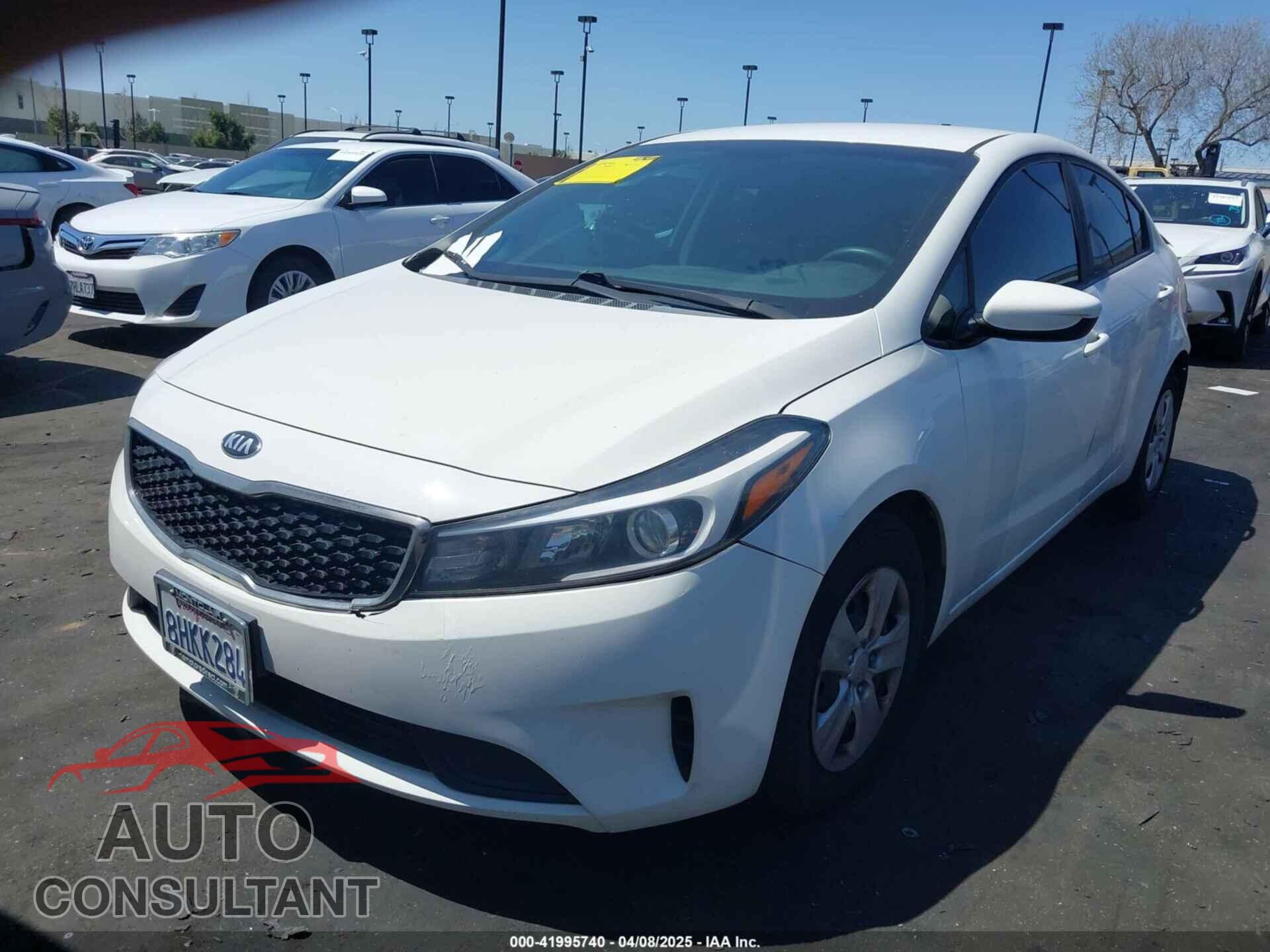 KIA FORTE 2017 - 3KPFK4A70HE033042