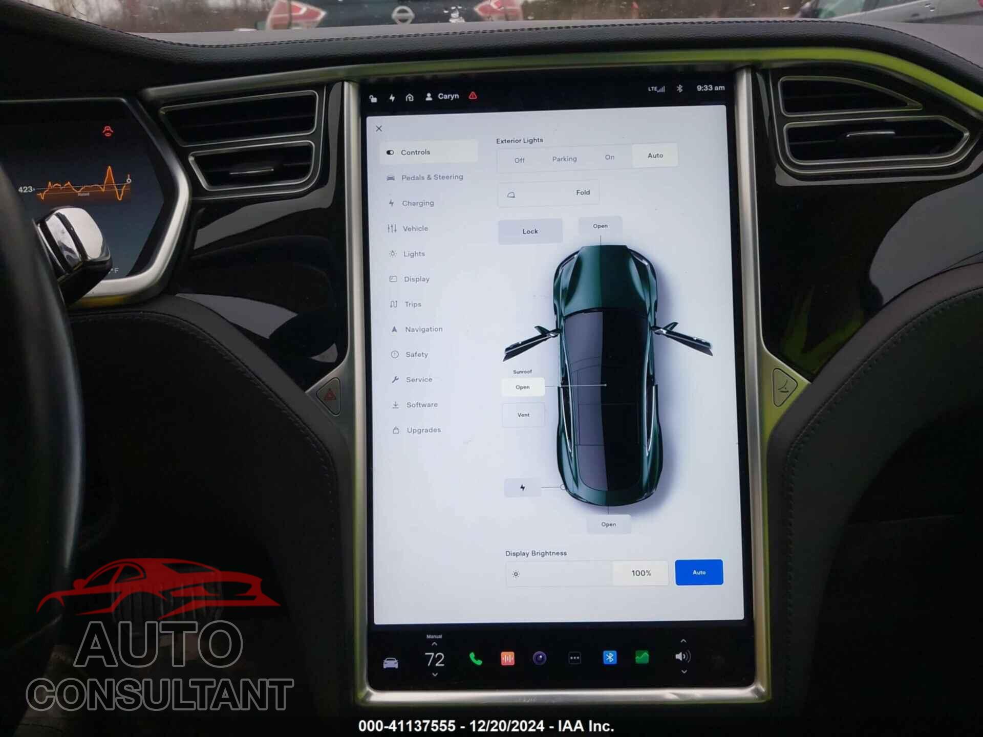 TESLA MODEL S 2014 - 5YJSA1H14EFP34190